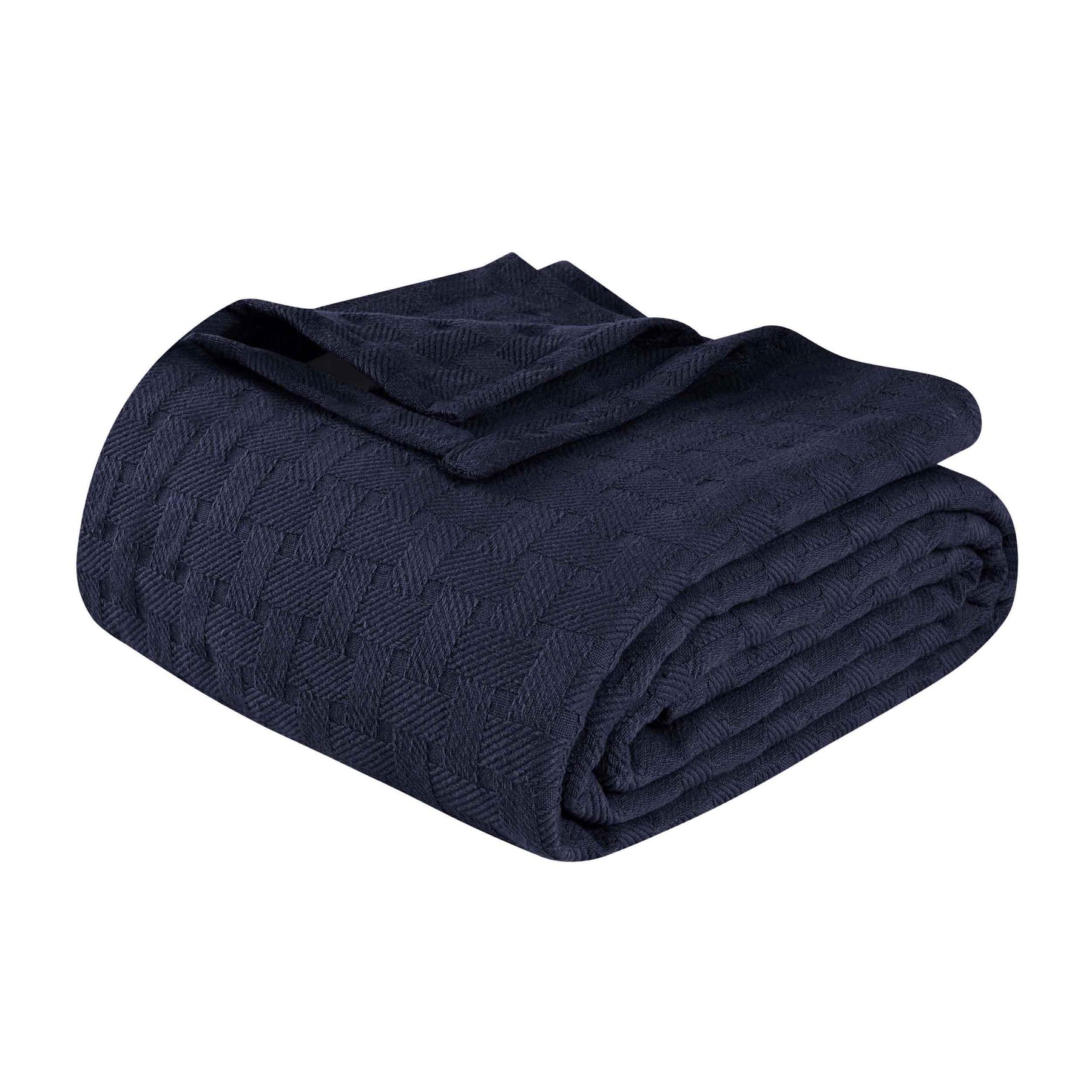 Basketweave Classic Farmhouse All-Season Cotton Blanket