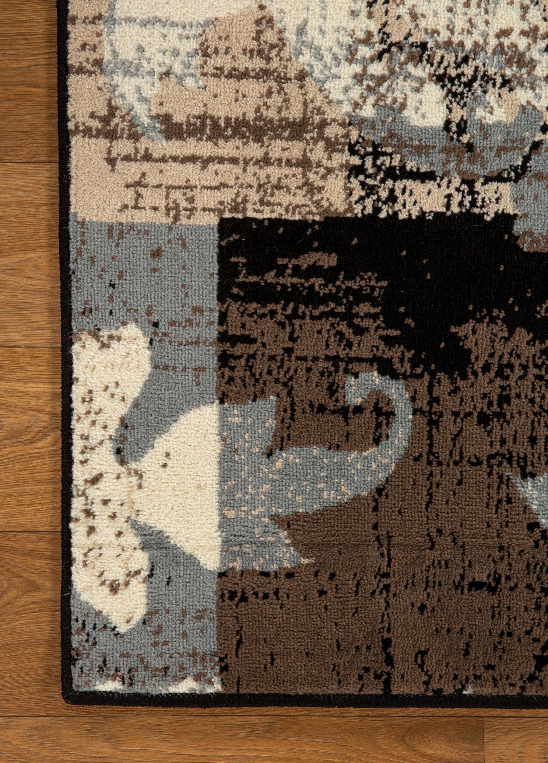 Pastiche Contemporary Floral Patchwork Indoor Area Rug or Runner
