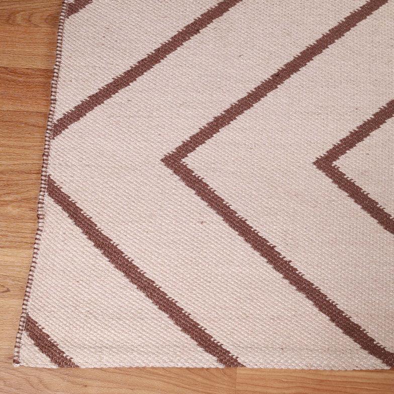 Contemporary Chevron Zig-Zag Indoor Outdoor Area Rug