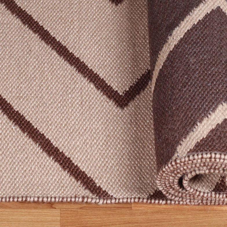 Contemporary Chevron Zig-Zag Indoor Outdoor Area Rug