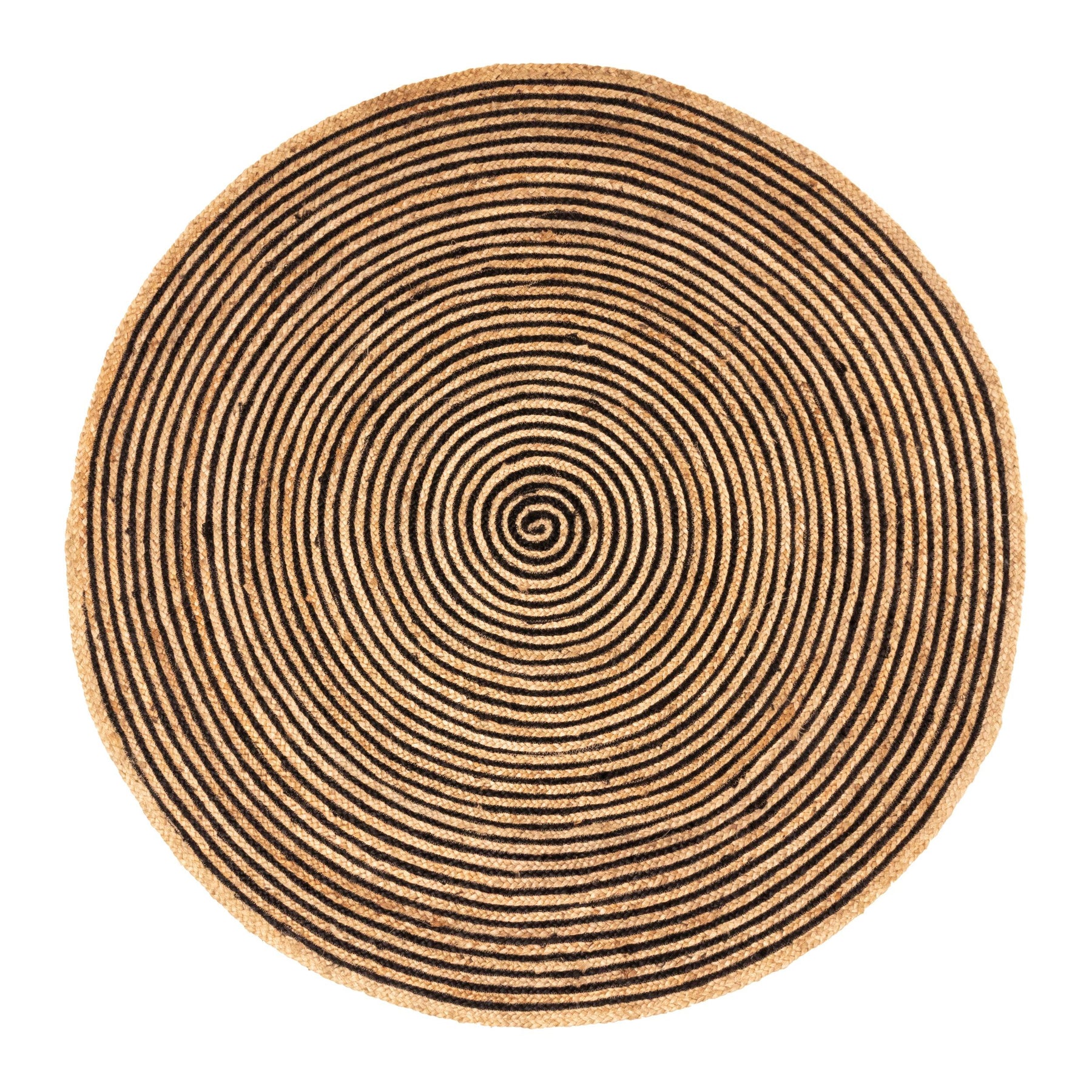 Braided Jute Reversible Round Indoor Outdoor Area Rug