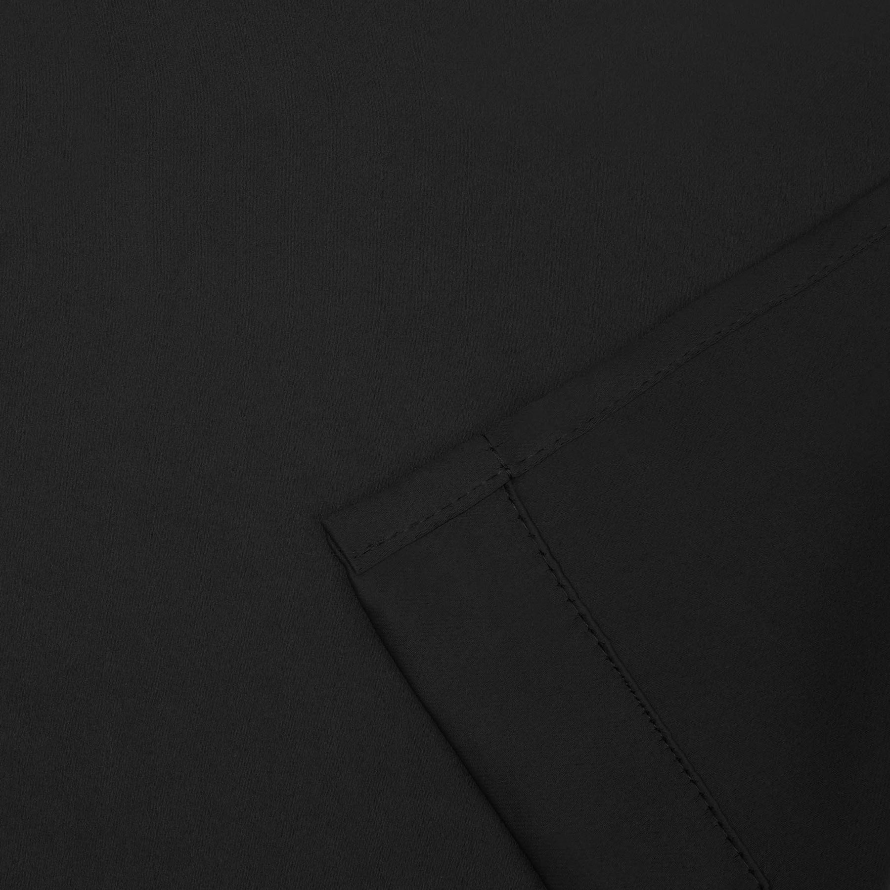 Classic Modern Solid Room Darkening Blackout Curtain Panels, Set of 2