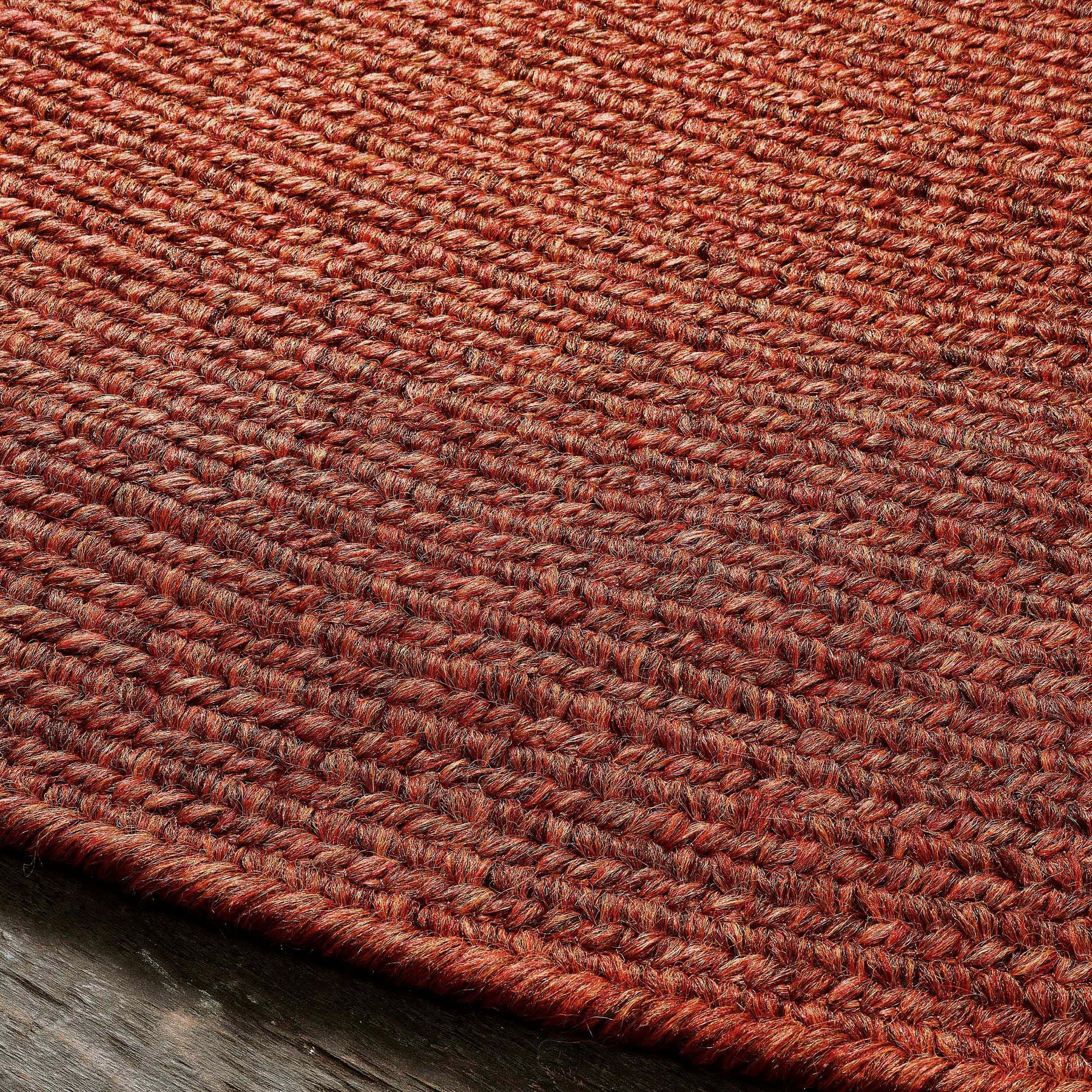 Bohemian Braided Indoor Outdoor Rugs Solid Round Area Rug