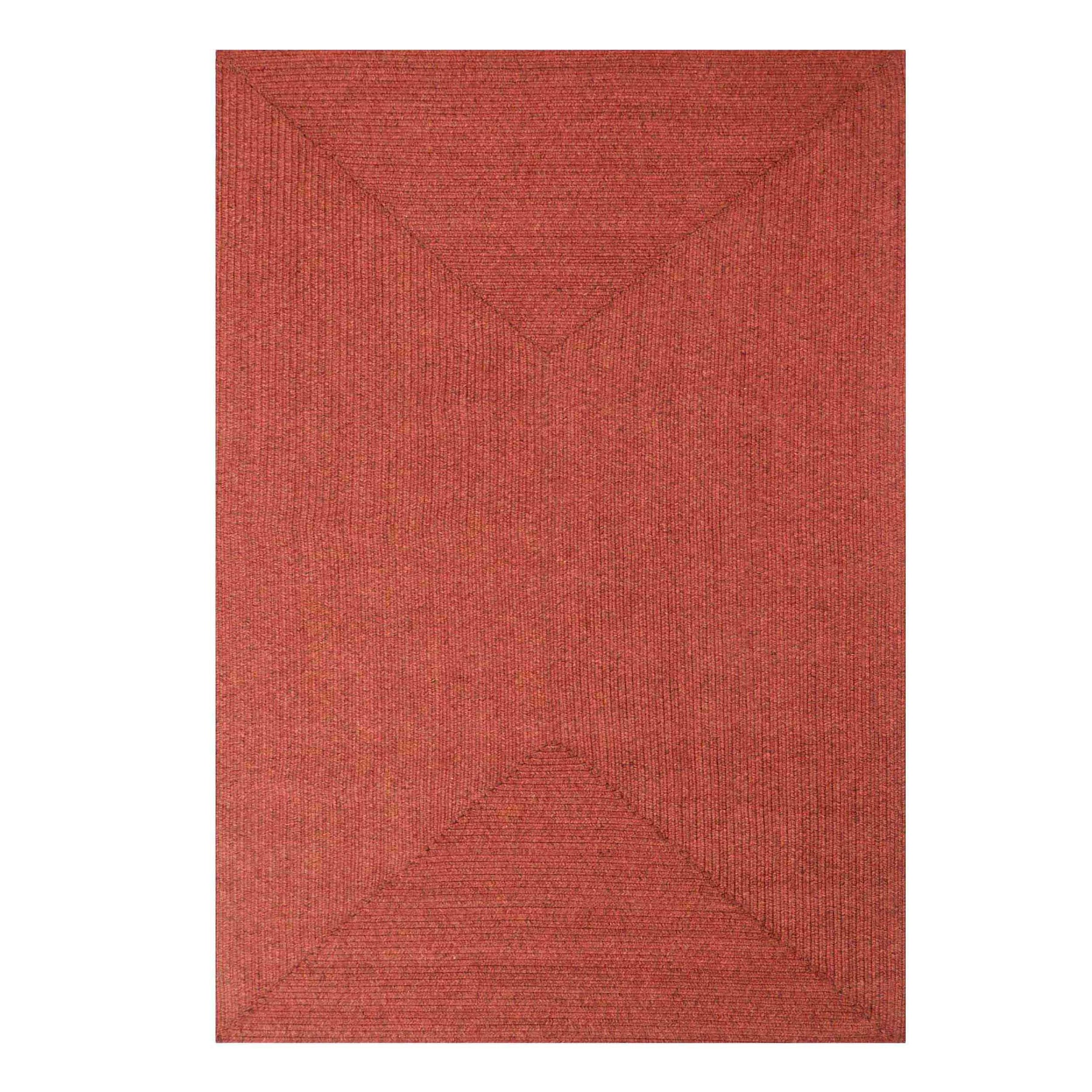 Bohemian Indoor Outdoor Rugs Solid Rectangle Braided Area Rug