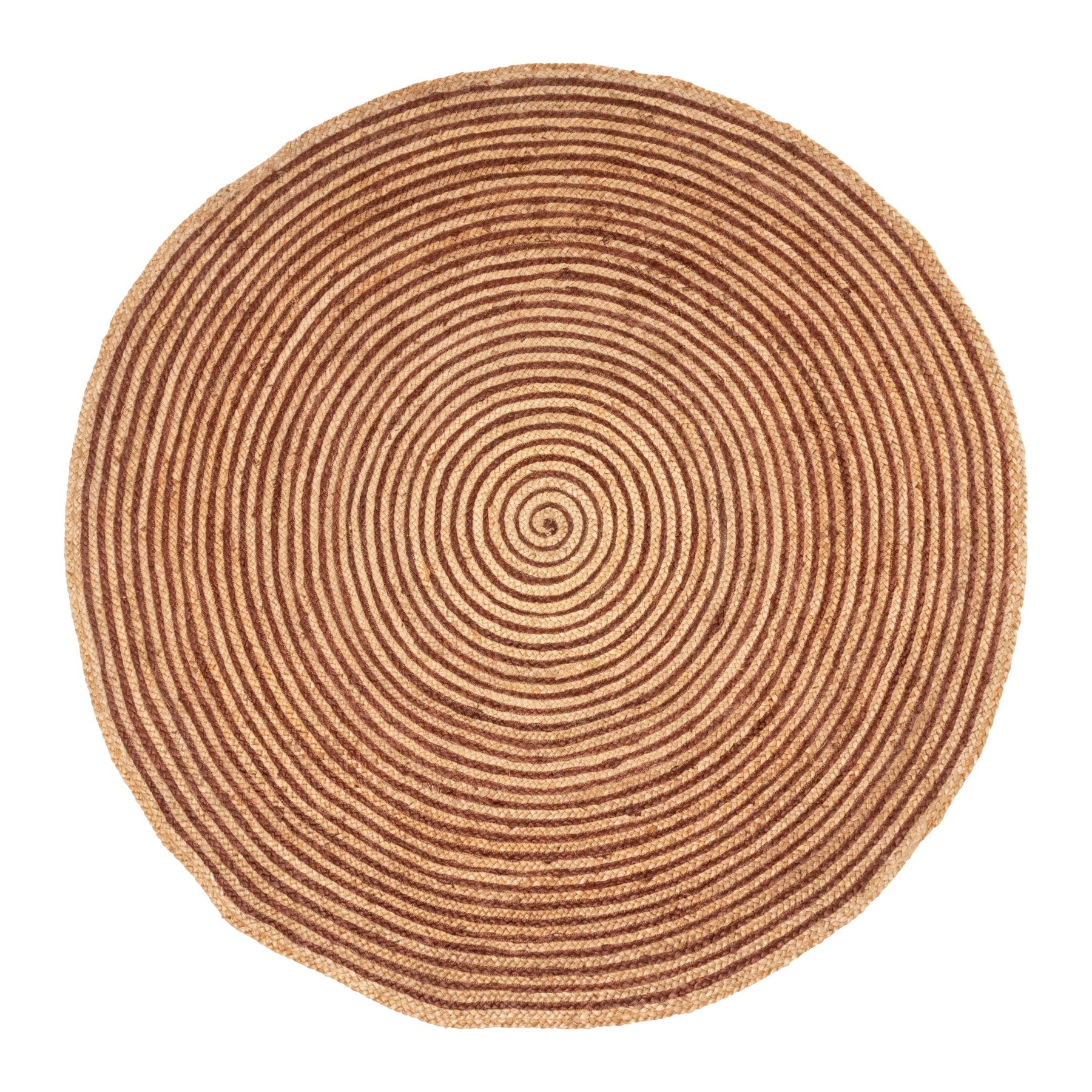 Braided Jute Reversible Round Indoor Outdoor Area Rug