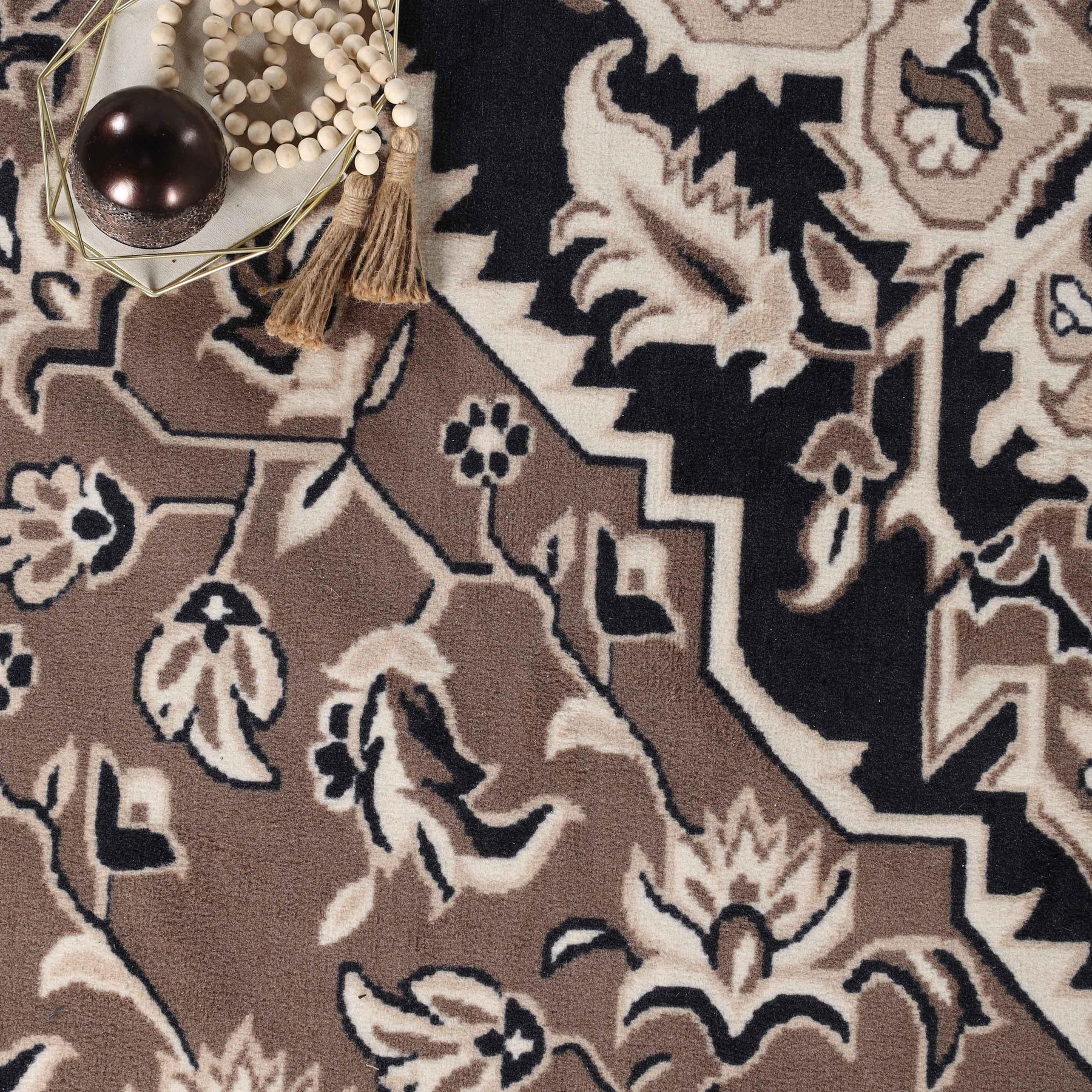 Glendale Traditional Floral Medallion Indoor Area Rug or Runner Rug