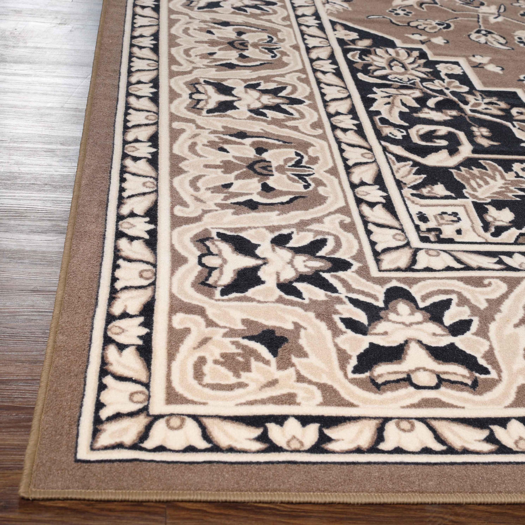 Glendale Traditional Floral Medallion Indoor Area Rug or Runner Rug