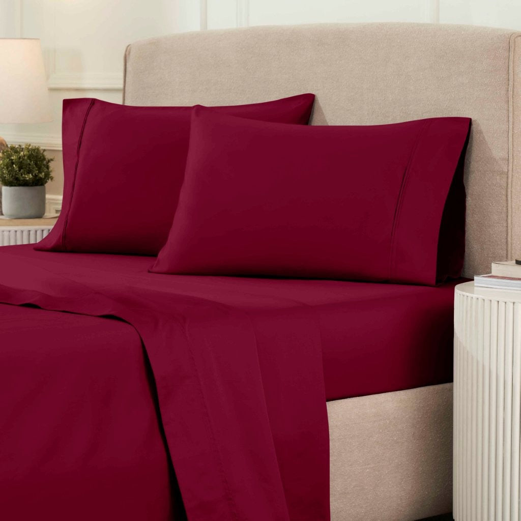 Egyptian Cotton 1200 Thread Count Eco-Friendly Solid Sheet Set