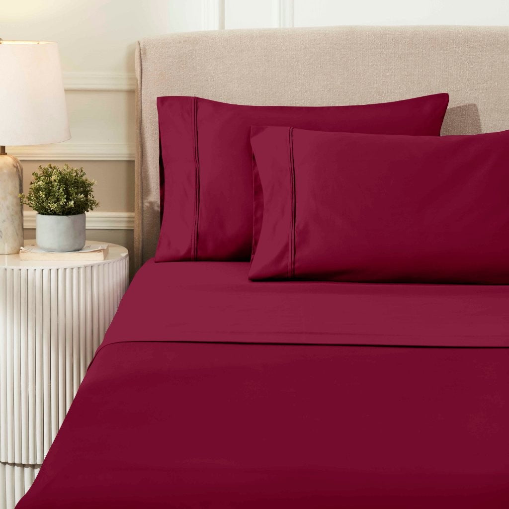 Egyptian Cotton 1200 Thread Count Eco-Friendly Solid Sheet Set