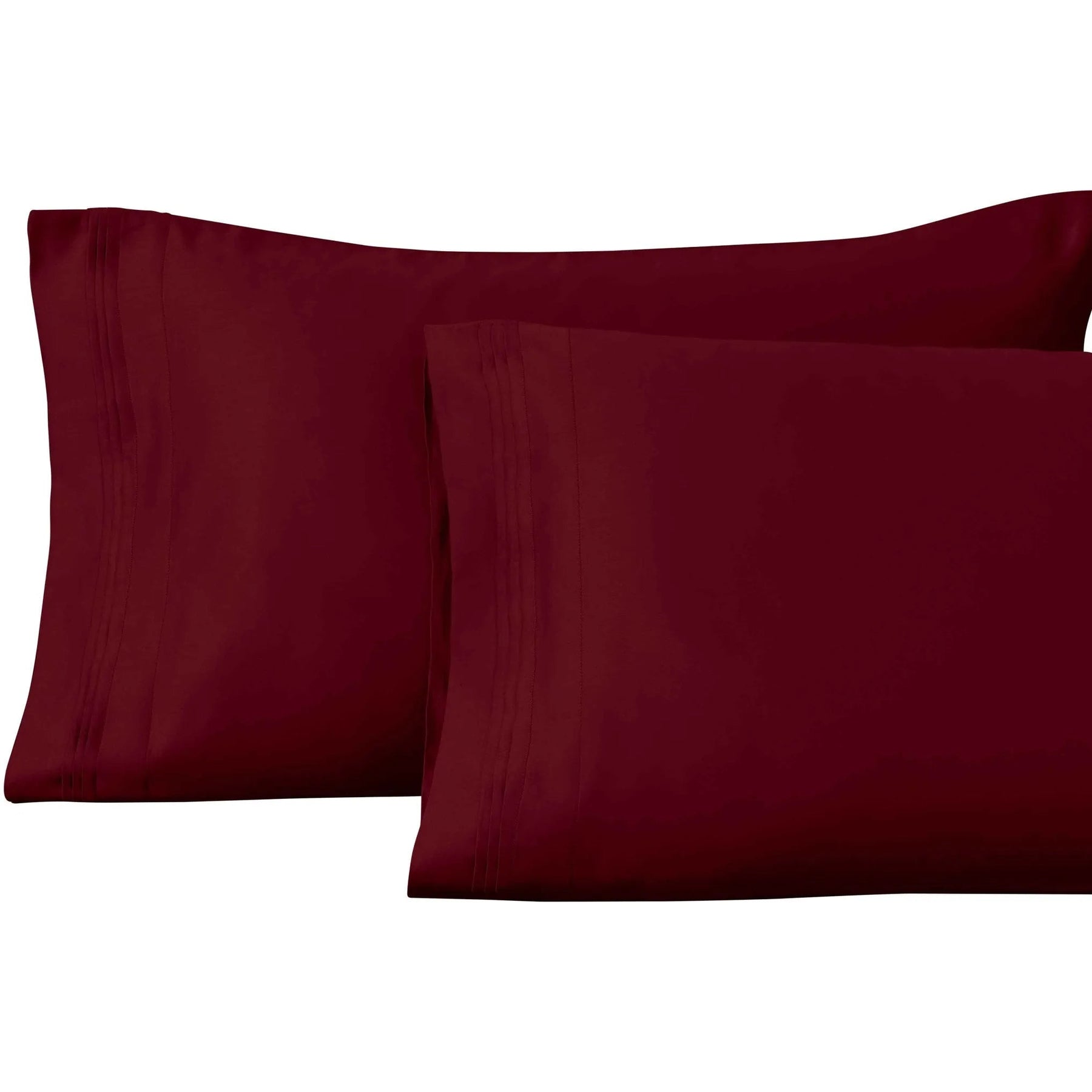 1000 Thread Count Egyptian Cotton Solid Pillowcase Set