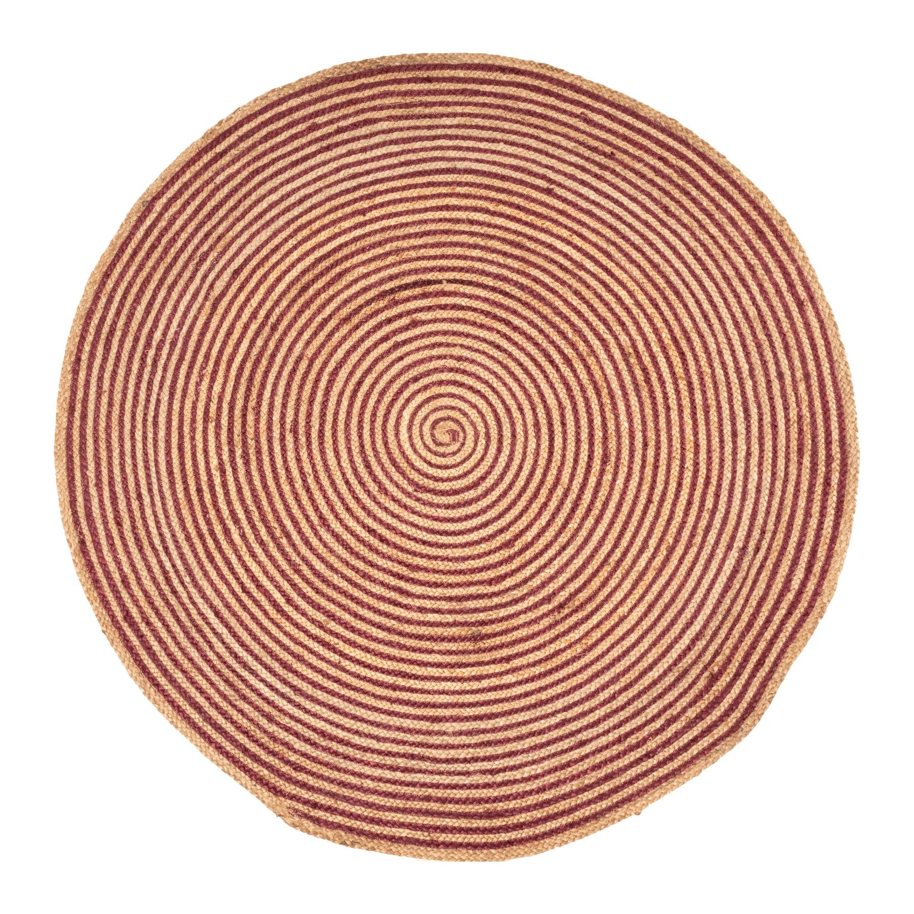 Braided Jute Reversible Round Indoor Outdoor Area Rug