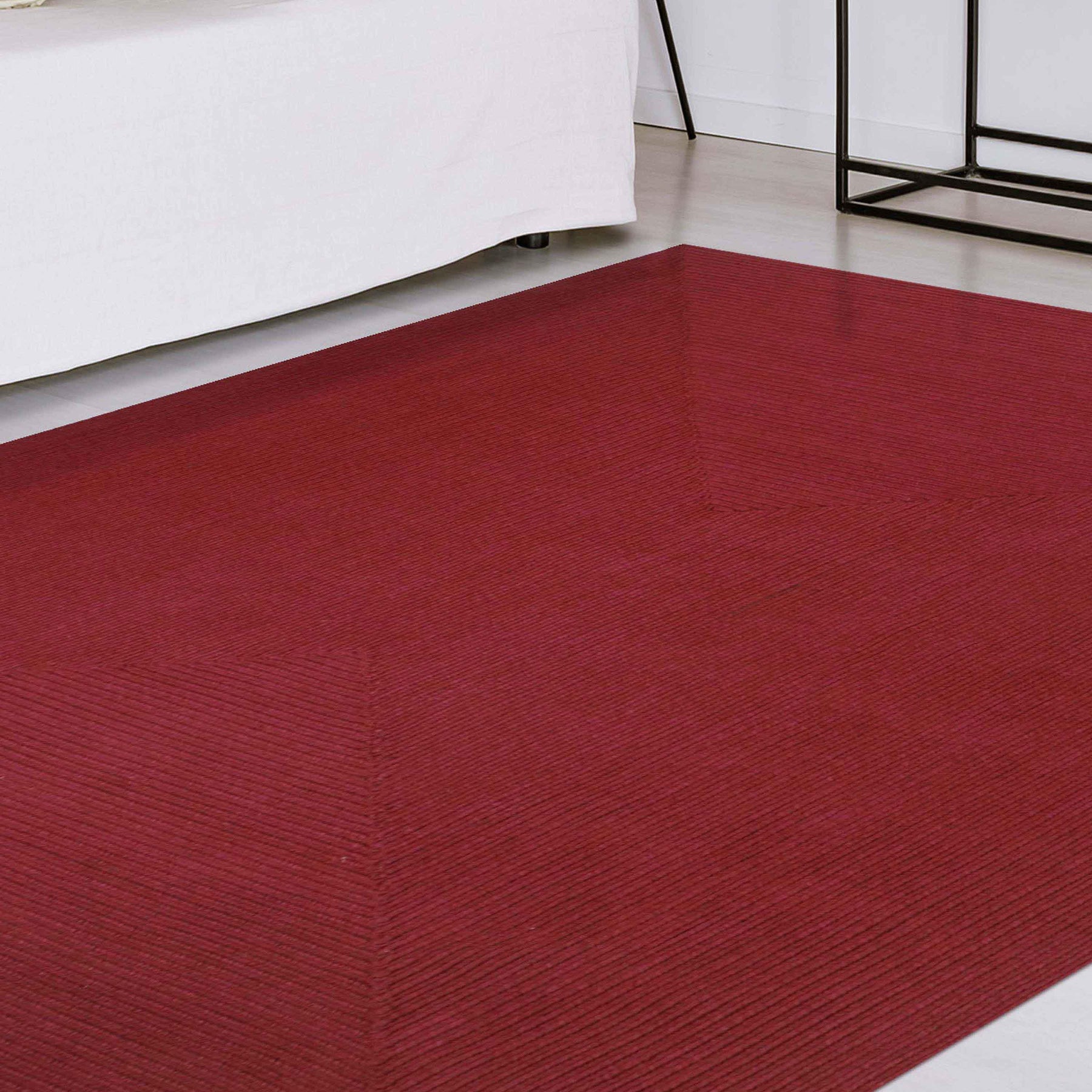 Bohemian Indoor Outdoor Rugs Solid Rectangle Braided Area Rug