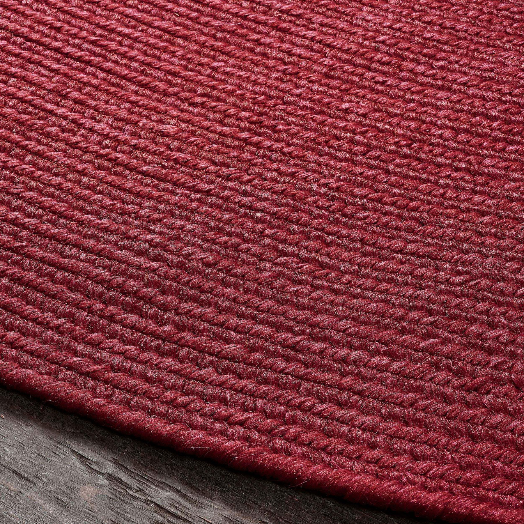 Bohemian Braided Indoor Outdoor Rugs Solid Round Area Rug