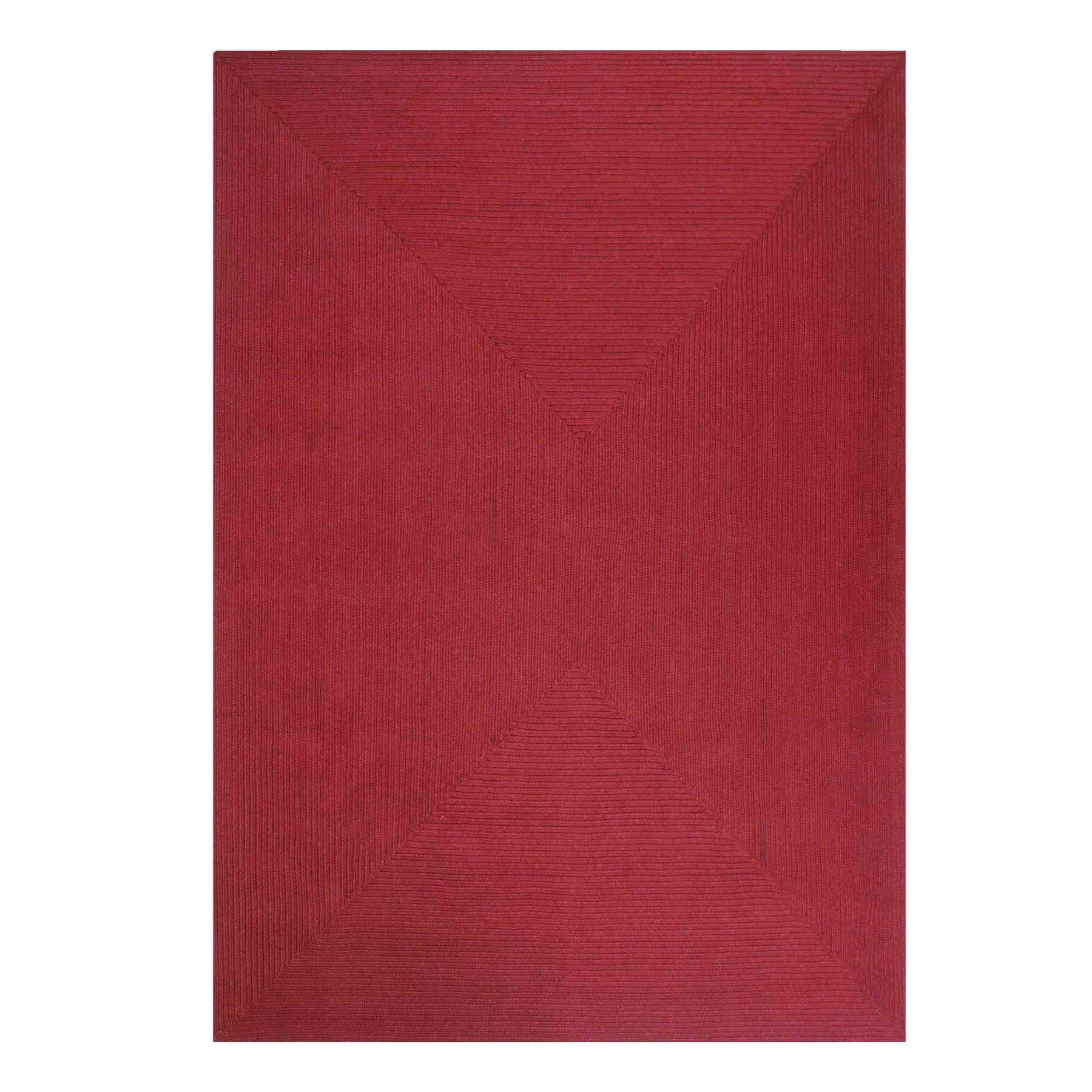 Bohemian Indoor Outdoor Rugs Solid Rectangle Braided Area Rug