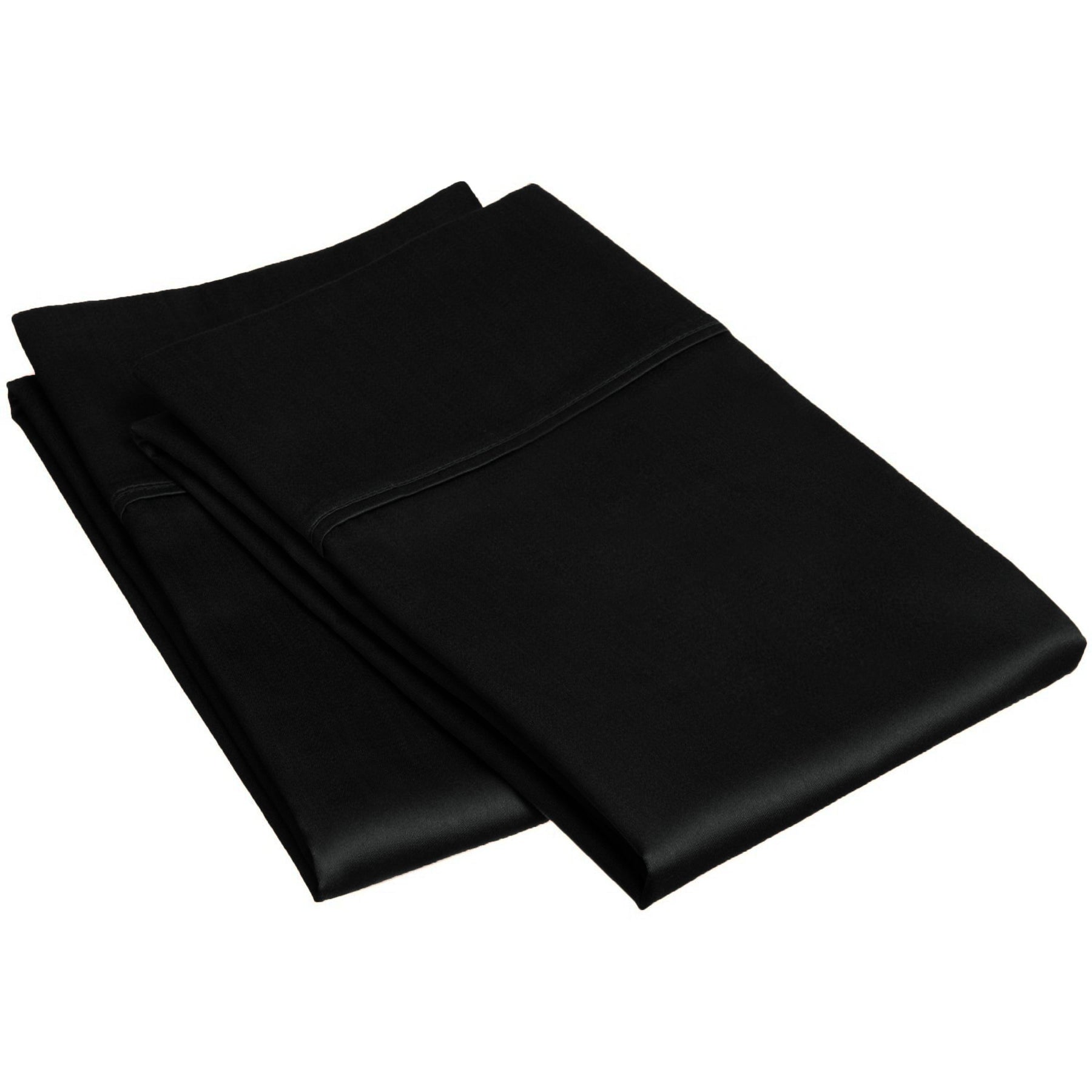 Egyptian Cotton 300 Thread Count Solid Luxury Pillowcases, Set of 2