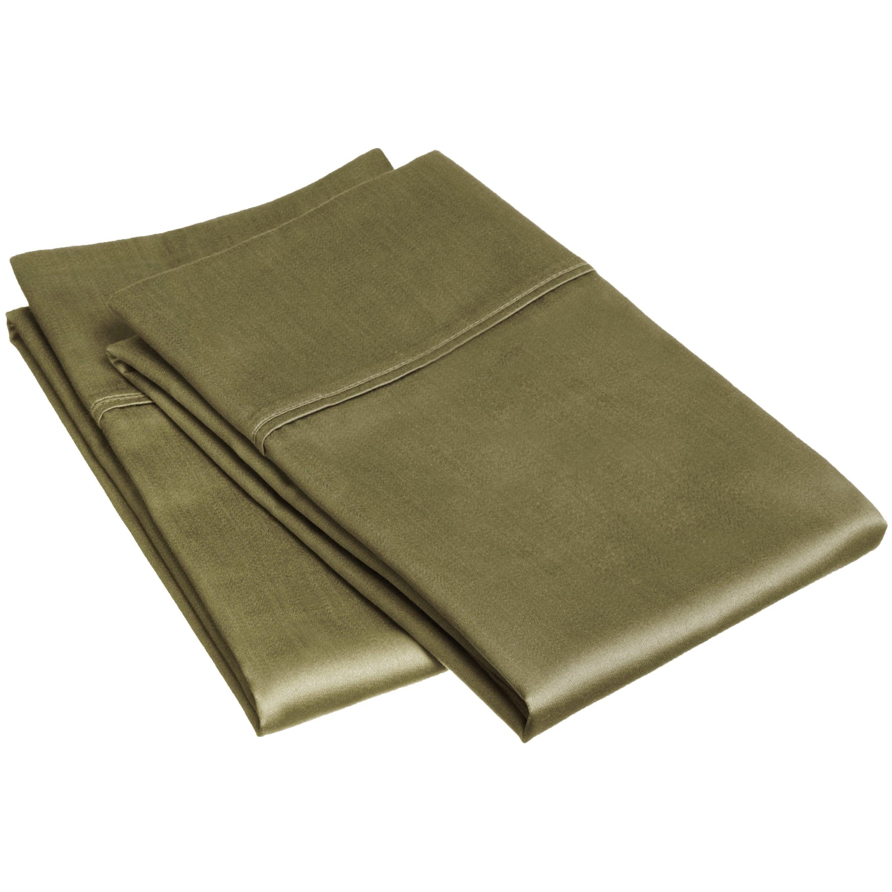 Egyptian Cotton 300 Thread Count Solid Luxury Pillowcases, Set of 2