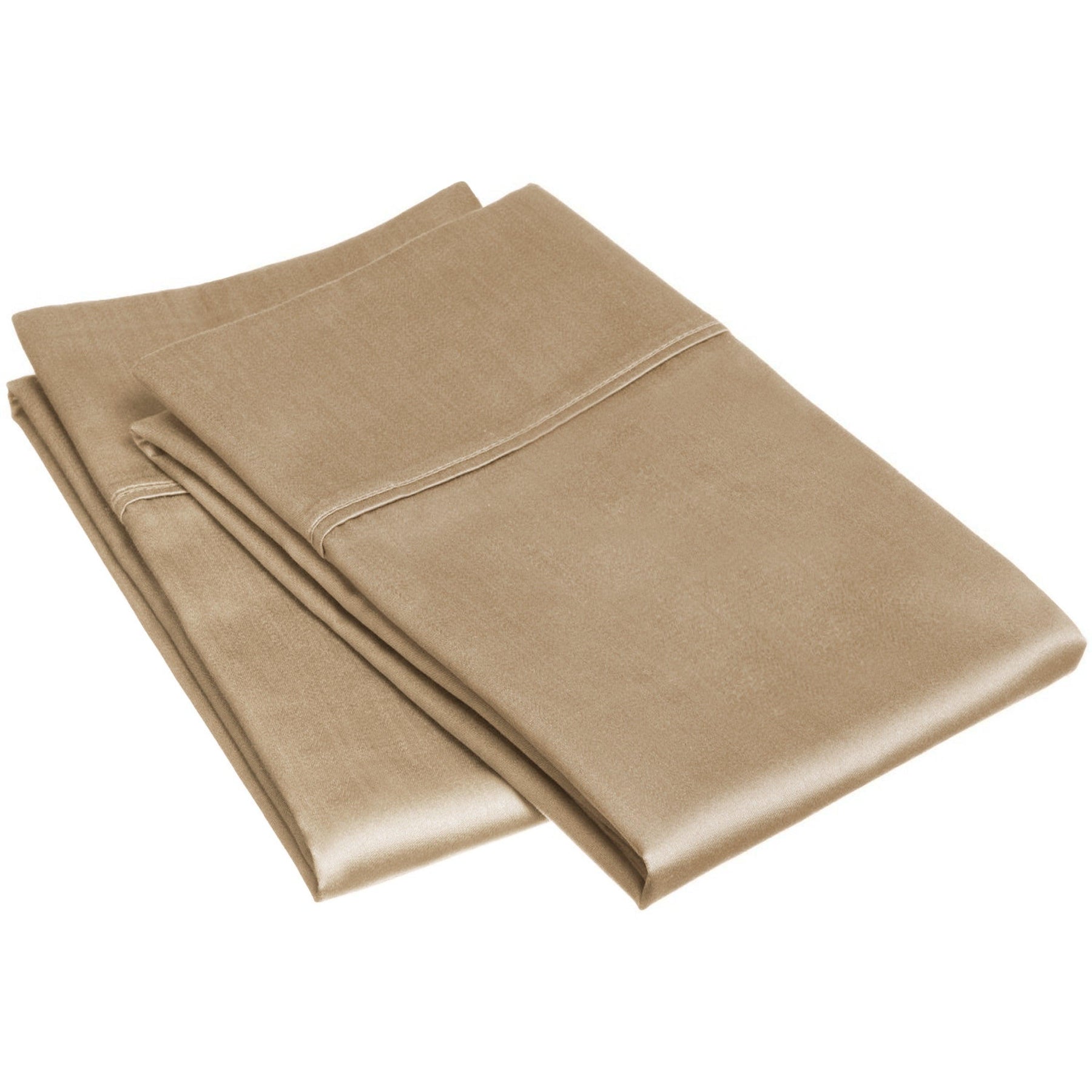 Egyptian Cotton 300 Thread Count Solid Luxury Pillowcases, Set of 2