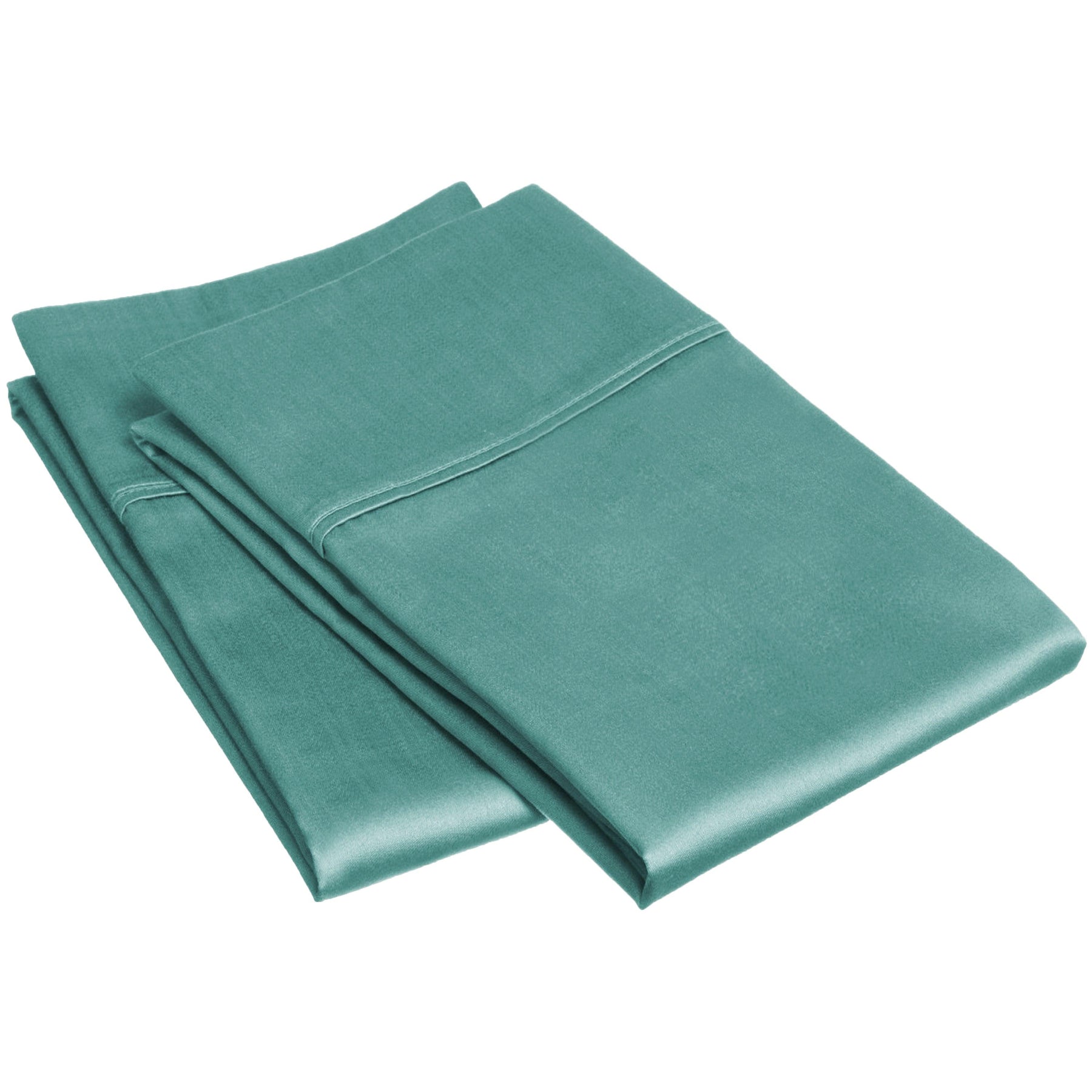 Egyptian Cotton 300 Thread Count Solid Luxury Pillowcases, Set of 2