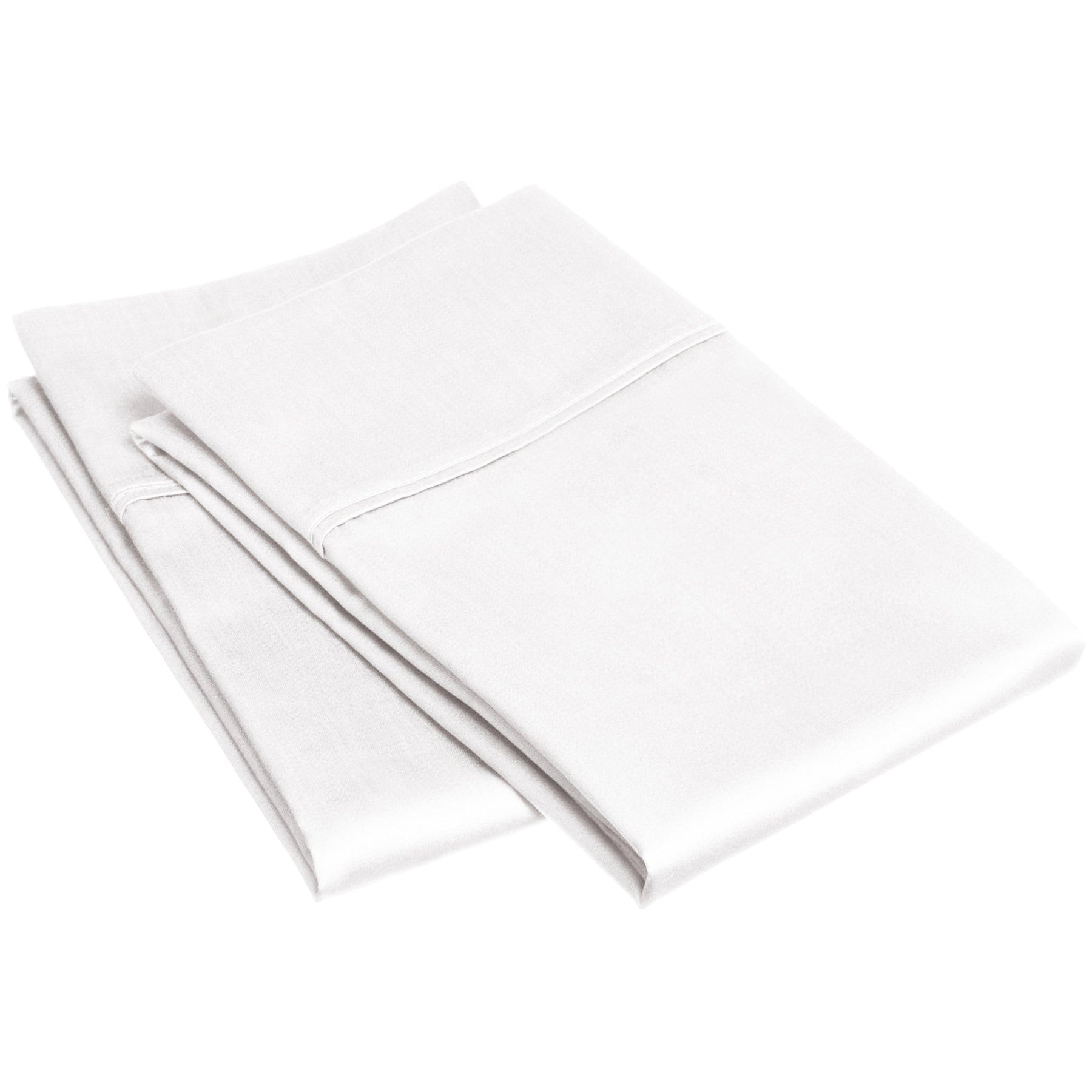 Egyptian Cotton 300 Thread Count Solid Luxury Pillowcases, Set of 2