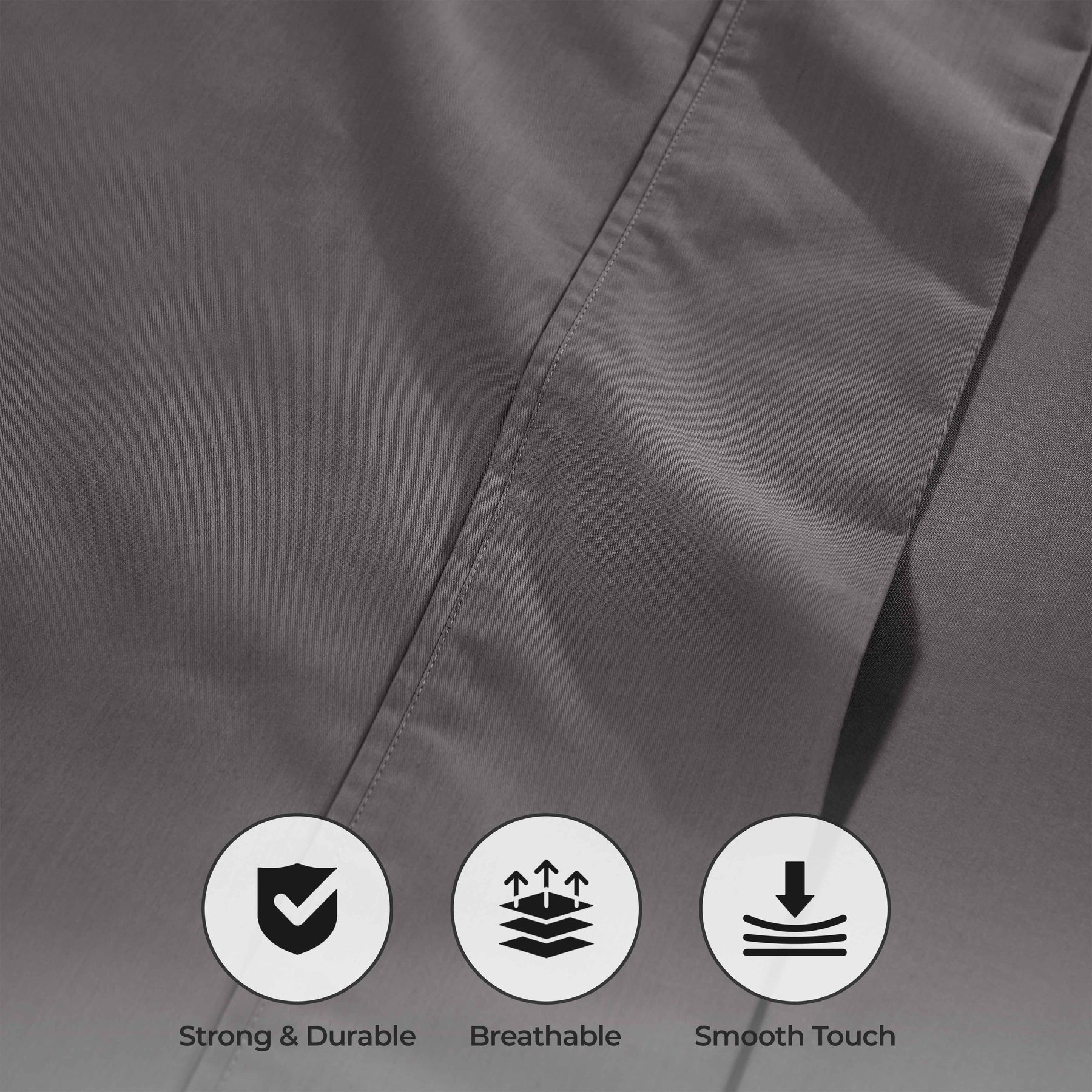 1000 Thread Count Cotton Blend Solid Deep Pocket Bed Sheet Set