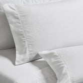 600 Thread Count Cotton Blend Pillowcases, Pandora Embroidered Hem, Set of 2