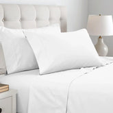 Cotton Blend 600 Thread Count Solid Pillowcase Set of 2