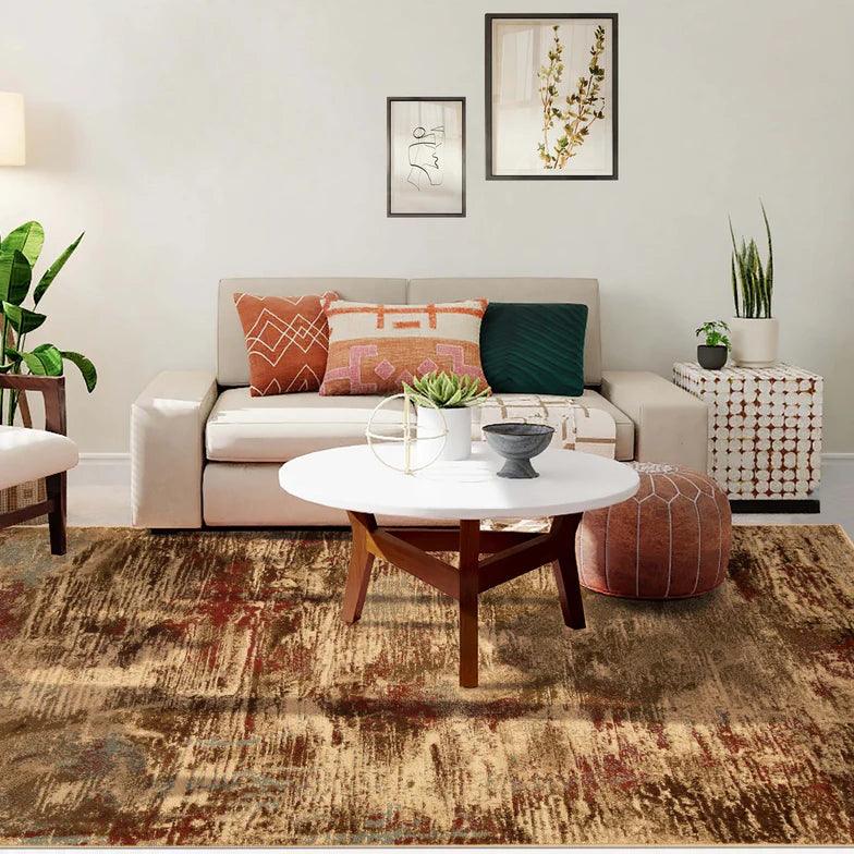 Kahuna Modern Abstract Striped Indoor Area Rugs or Runner Rug