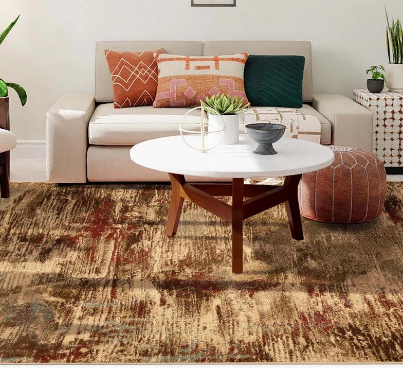 Kahuna Modern Abstract Striped Indoor Area Rugs or Runner Rug