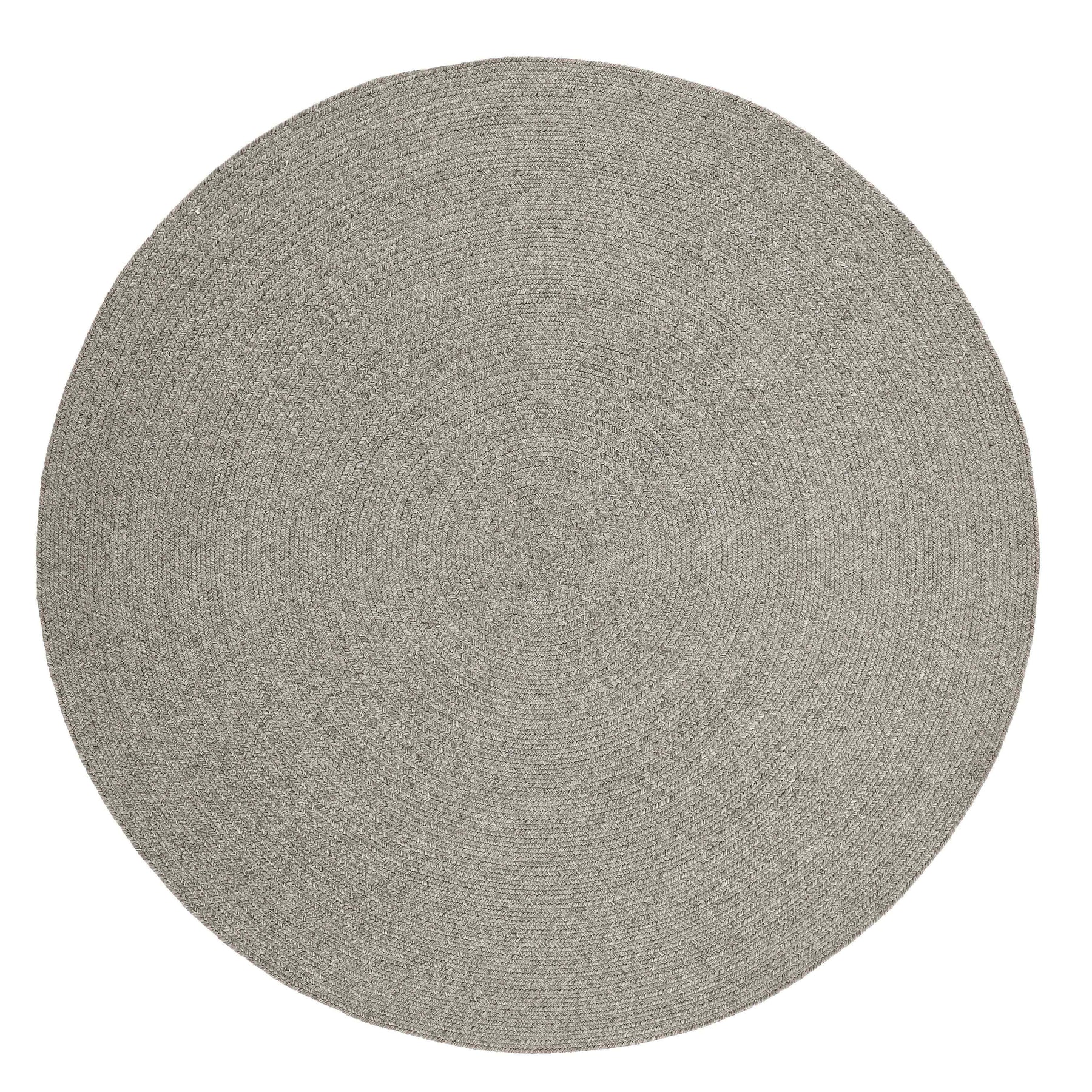 Bohemian Braided Indoor Outdoor Rugs Solid Round Area Rug