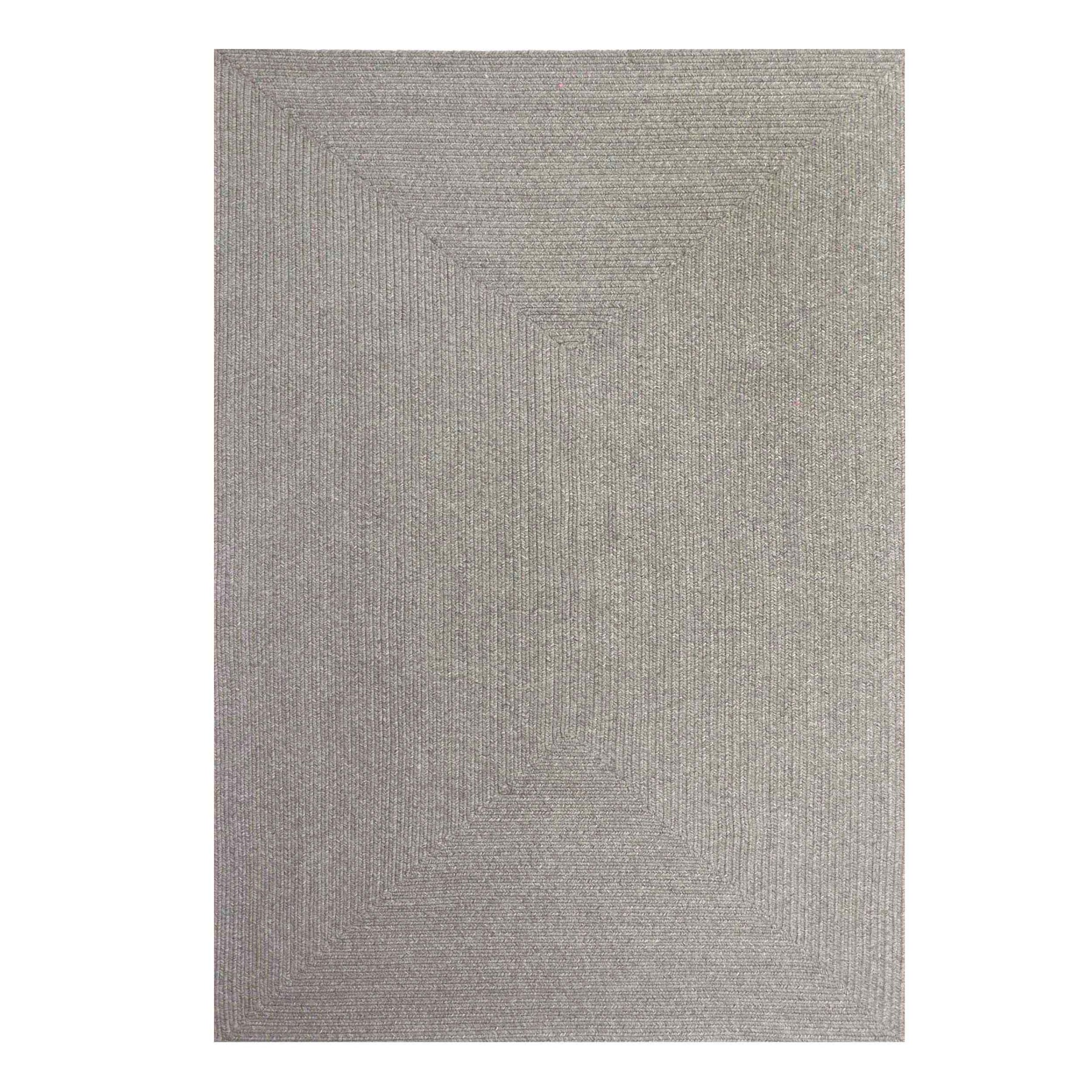 Bohemian Indoor Outdoor Rugs Solid Rectangle Braided Area Rug
