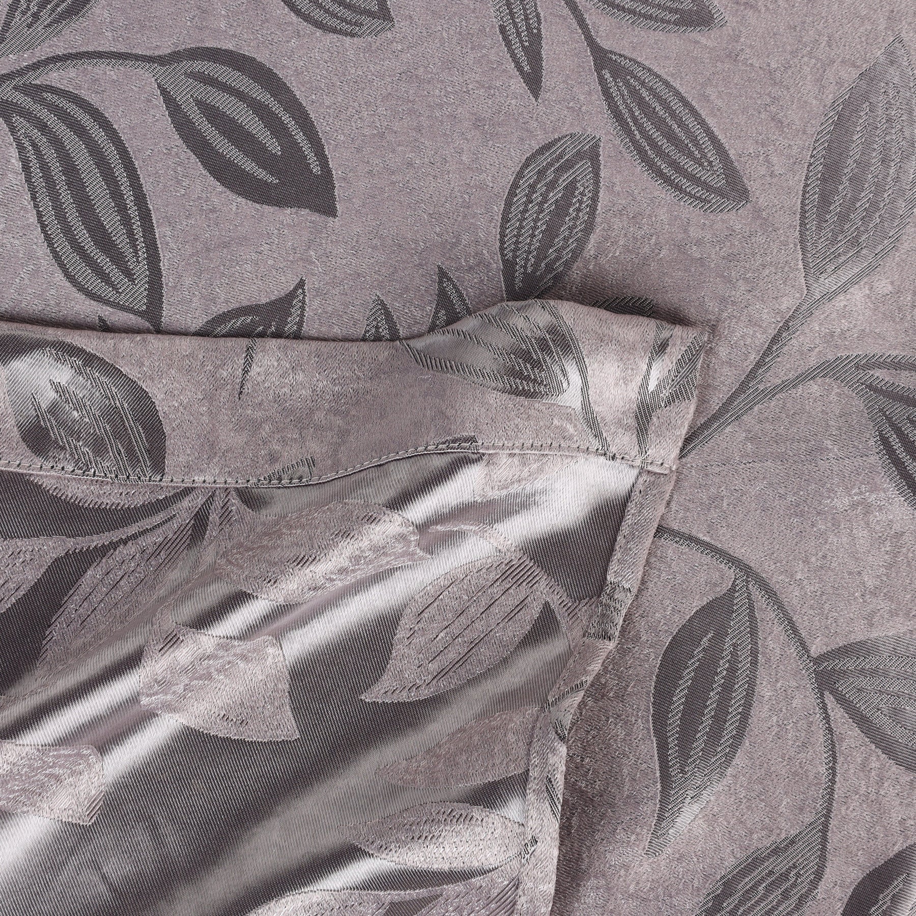 Leaves Room Darkening Grommet Blackout Curtain Panels, Set of 2
