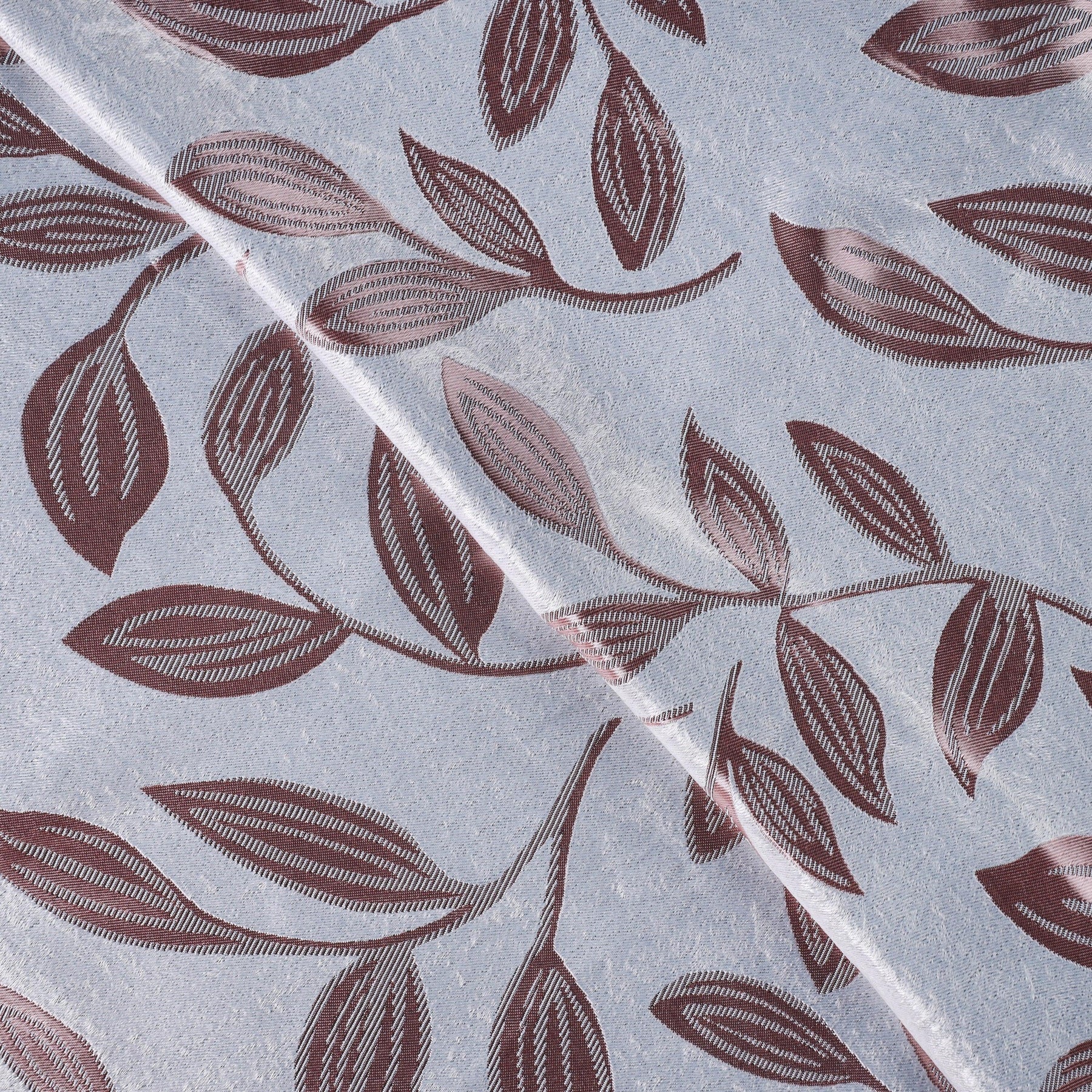 Leaves Machine Washable Room Darkening Blackout Curtains 4 Pieces