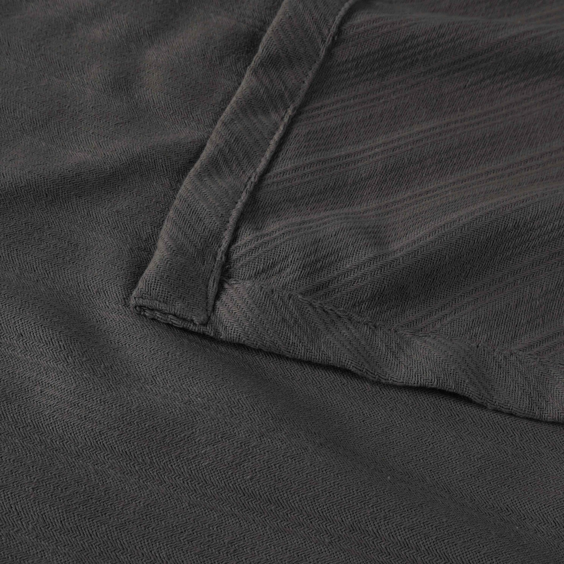Milan Cotton Textured Jacquard Striped Lightweight Woven Blanket