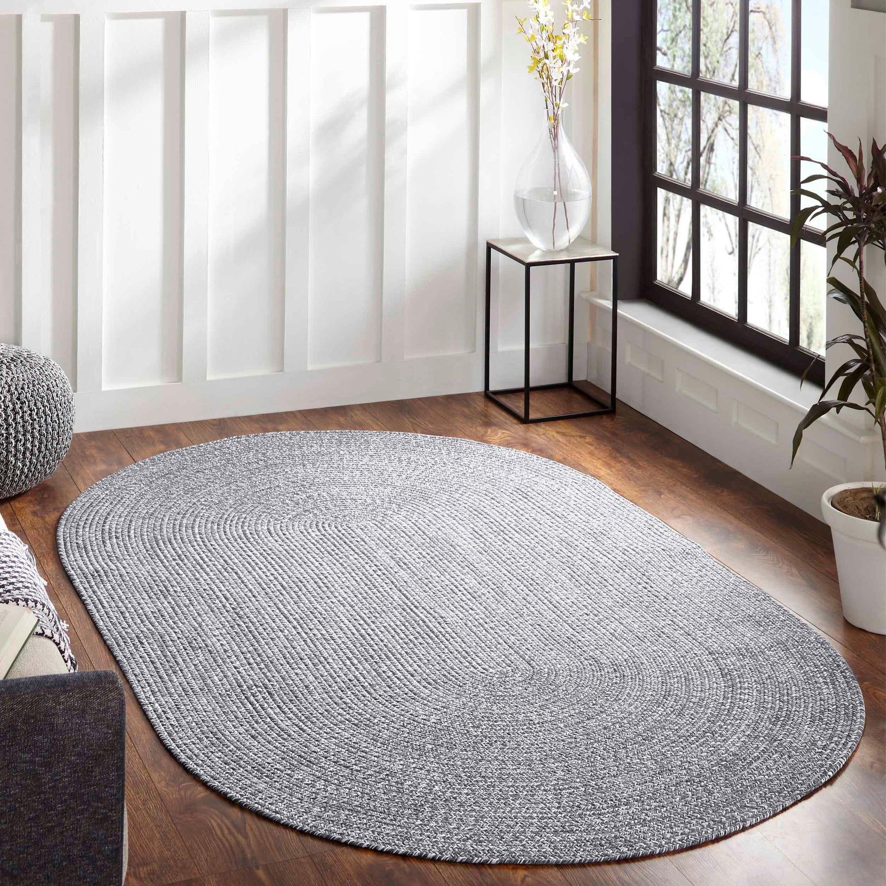 Reversible Braided Eco-Friendly Area Rug Indoor Outdoor Rugs