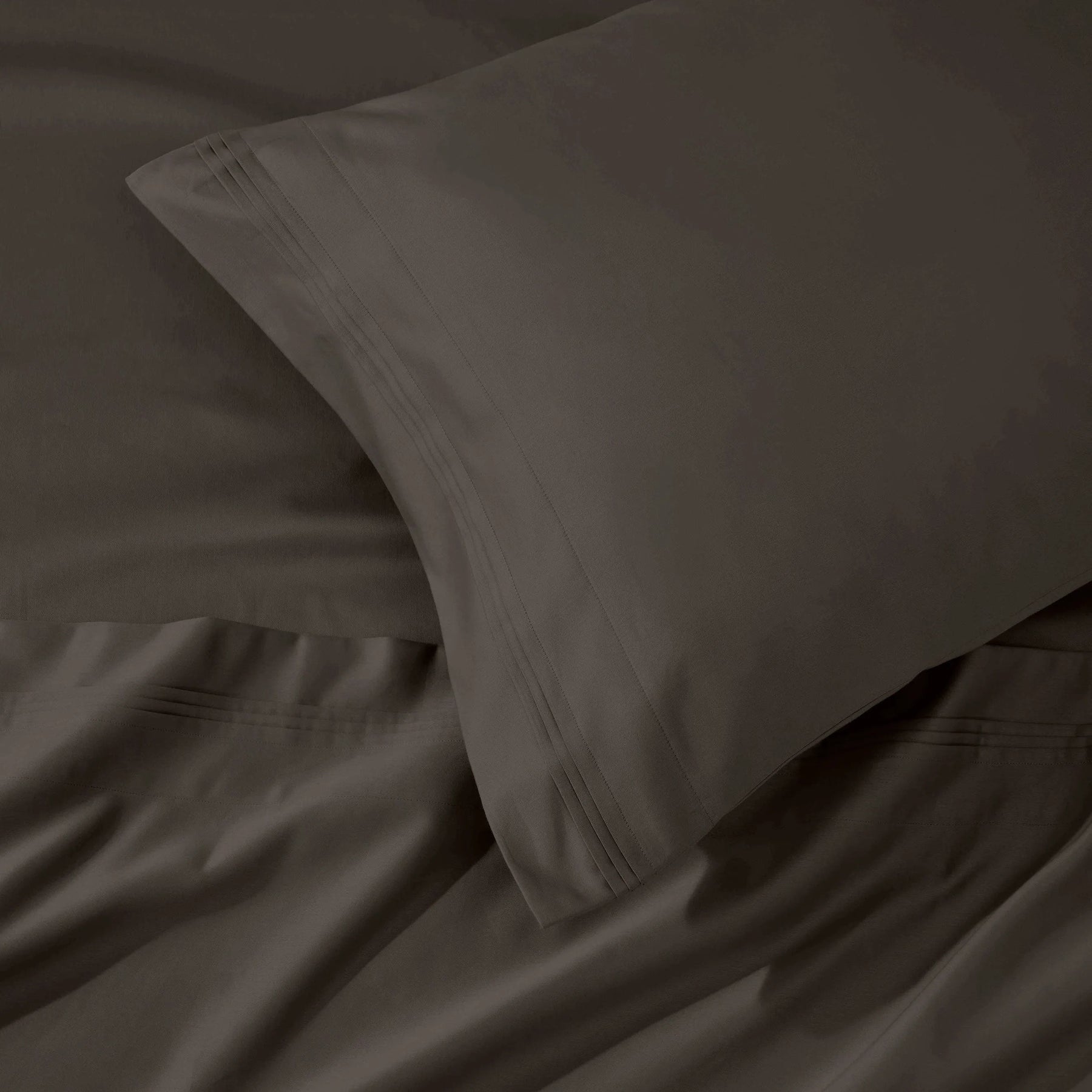 1000 Thread Count Egyptian Cotton Solid Pillowcase Set