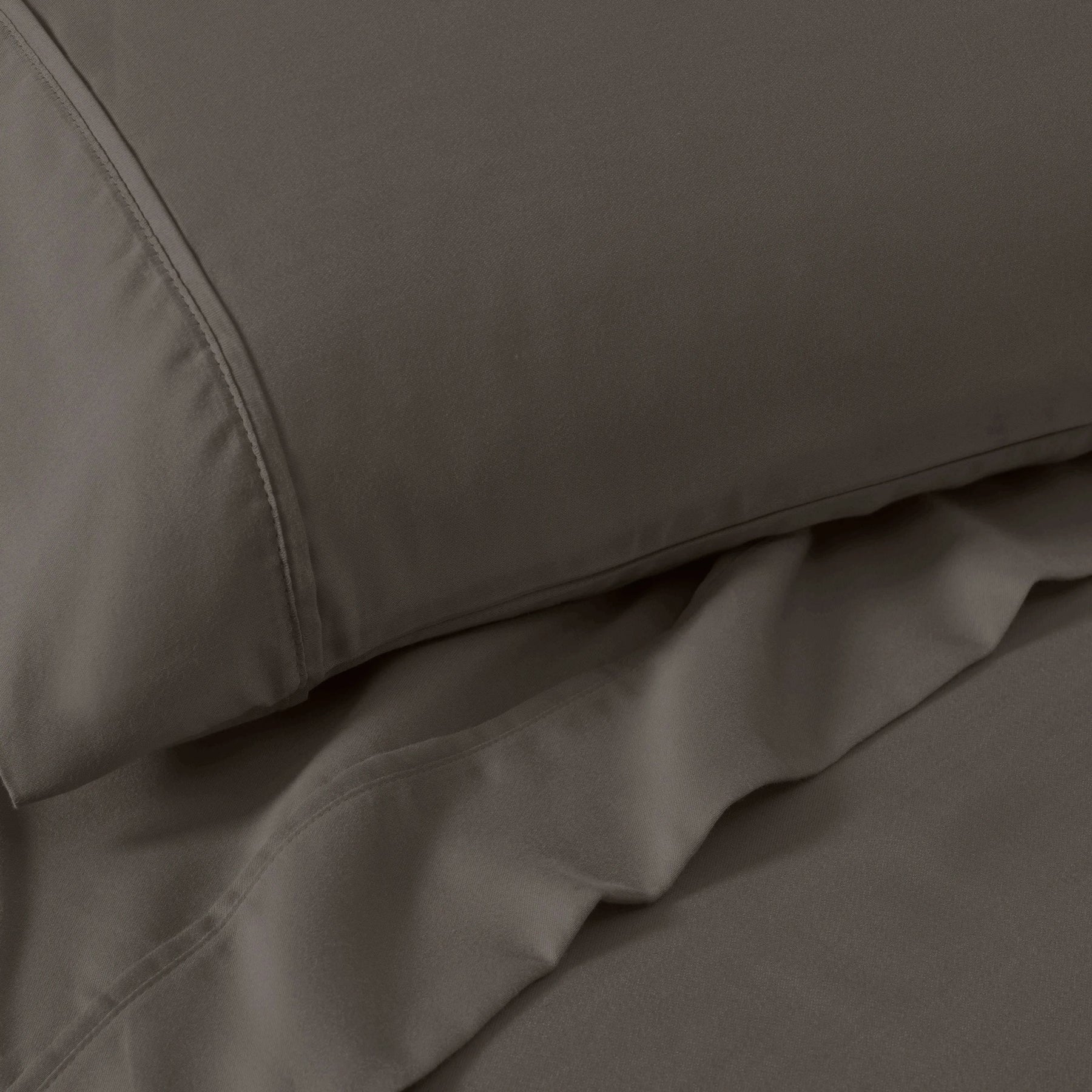 1200 Thread Count Cotton Rich Solid Deep Pocket Bed Sheet Set
