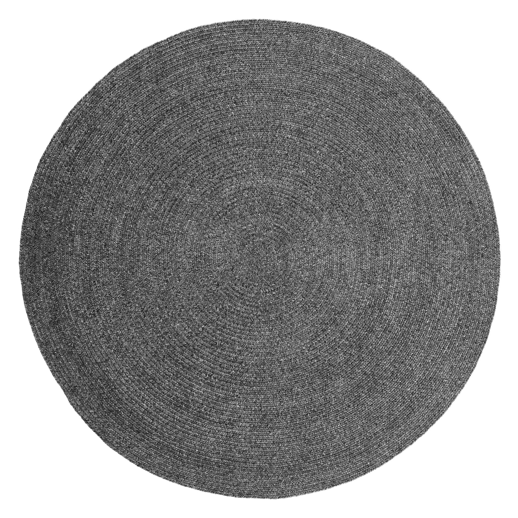 Bohemian Braided Indoor Outdoor Rugs Solid Round Area Rug