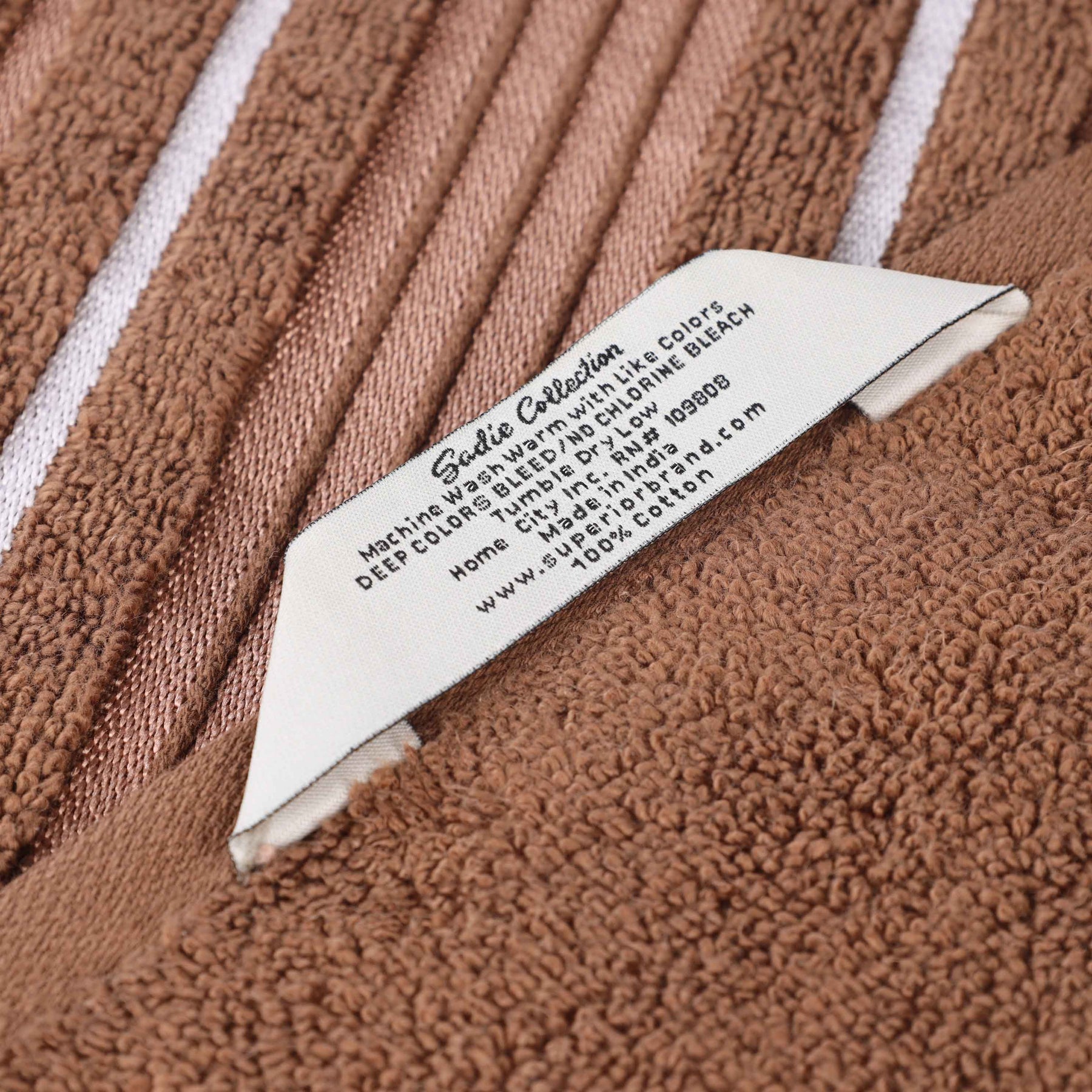 Sadie Zero Twist Cotton Solid Absorbent 3 Piece Towel Set
