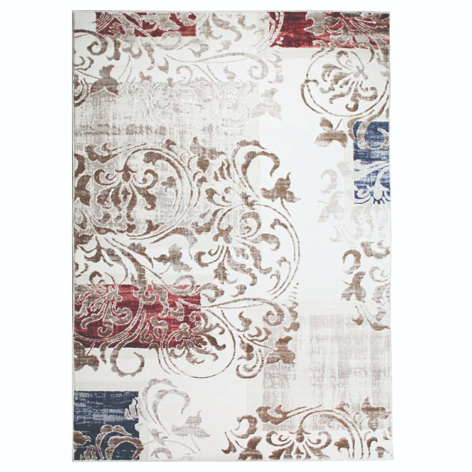 Storyville Geometric Scroll Patchwork Indoor Area Rugs Or Runnner Rug