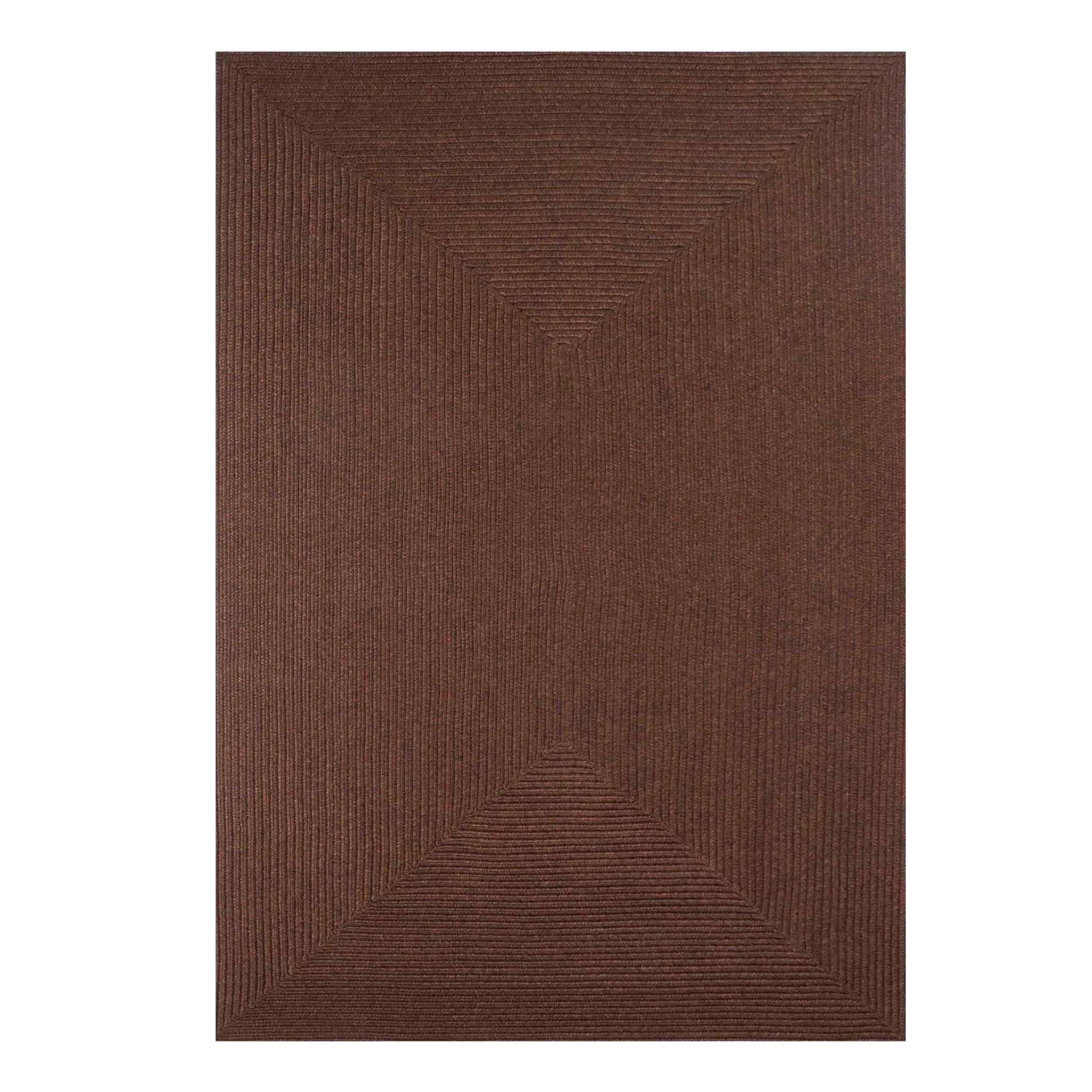 Bohemian Indoor Outdoor Rugs Solid Rectangle Braided Area Rug