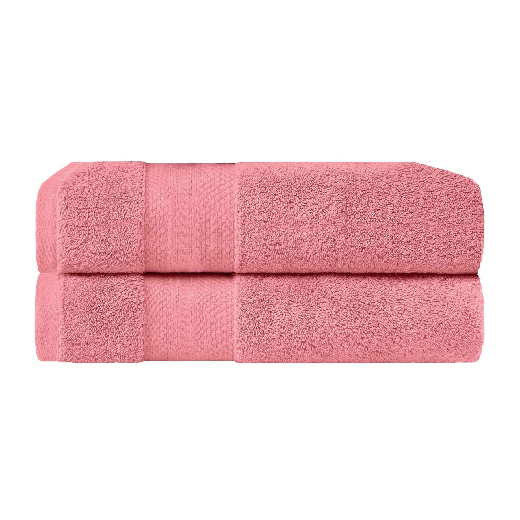 Aria Turkish Cotton Heavyweight Solid Absorbent 2-Piece Bath Towel Set