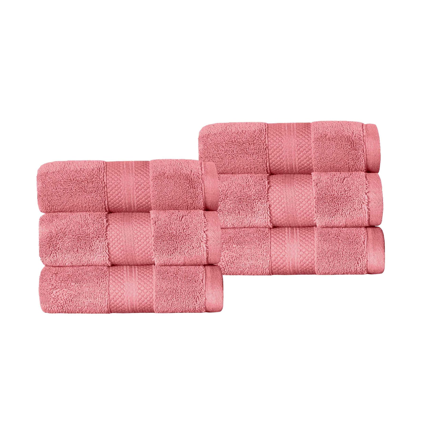 Superior Premium Turkish Cotton 6-Piece Hand Towel Set