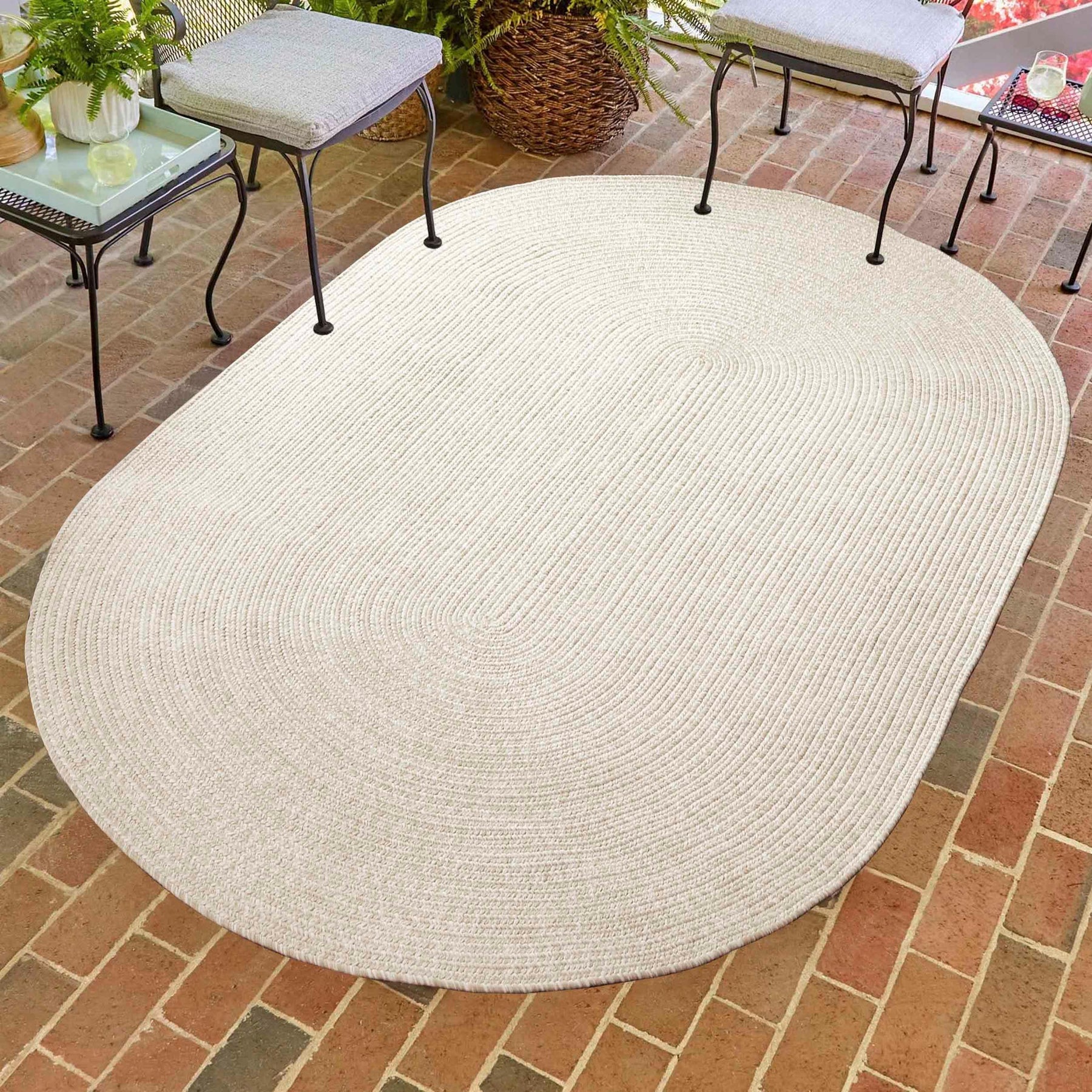 Reversible Braided Eco-Friendly Area Rug Indoor Outdoor Rugs