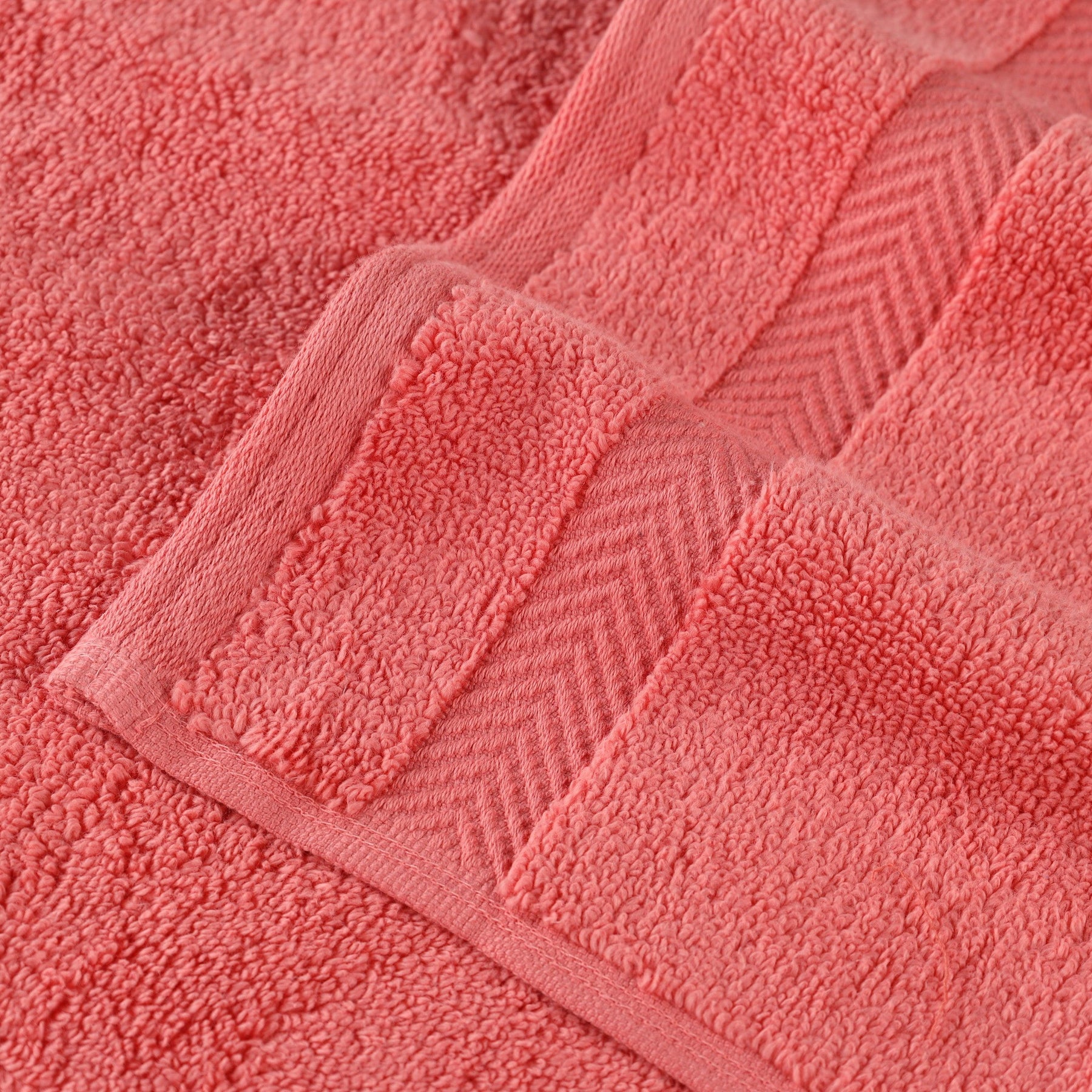 Zero Twist Cotton Solid Ultra-Soft Absorbent Hand Towel Set of 6