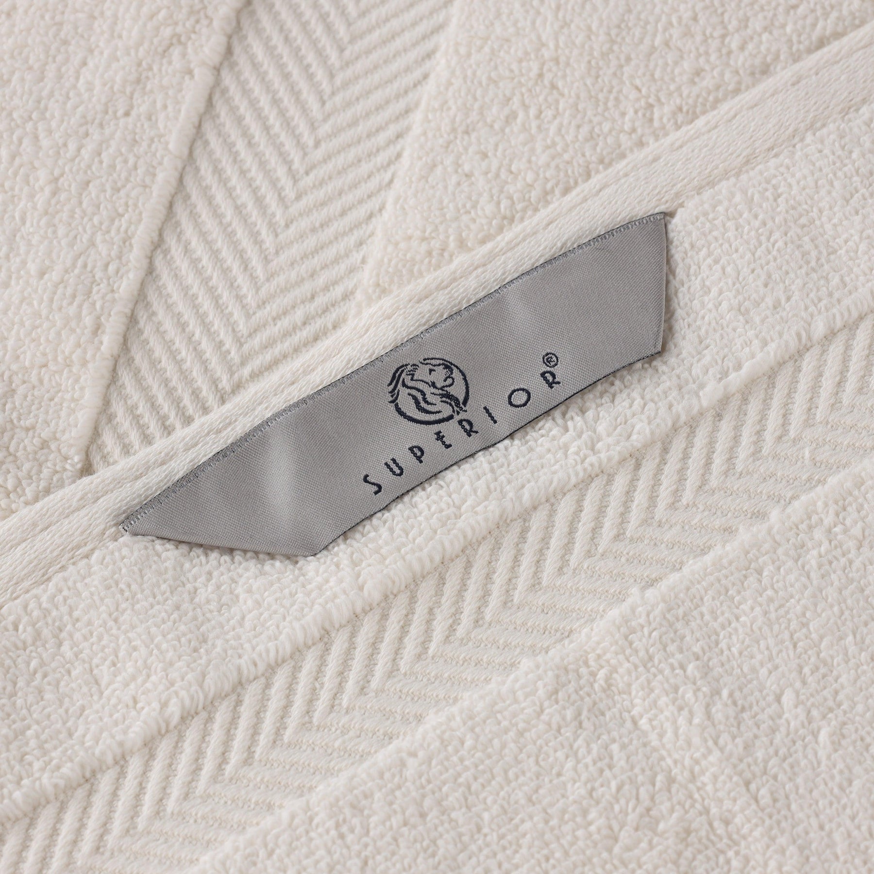 Zero Twist Cotton Solid Ultra-Soft Absorbent Hand Towel Set of 6