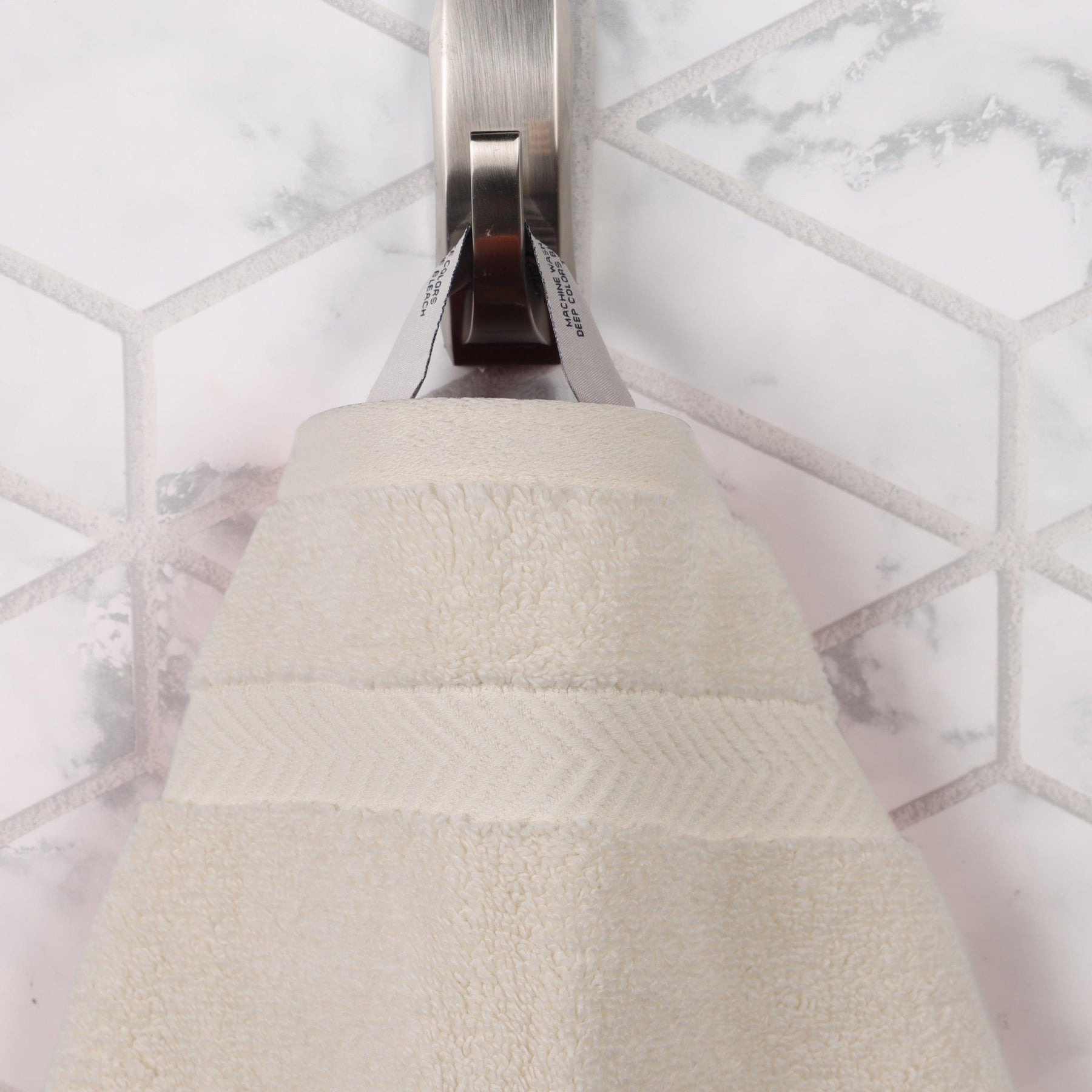 Zero Twist Cotton Solid Ultra-Soft Absorbent Hand Towel Set of 6