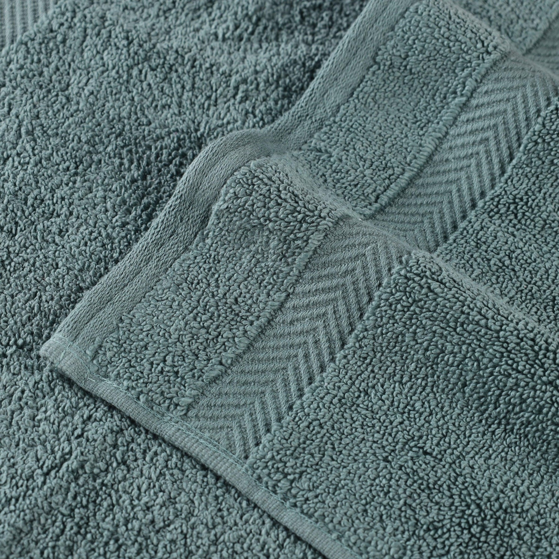 Zero Twist Cotton Ultra-Soft Absorbent Assorted 12 Piece Towel Set