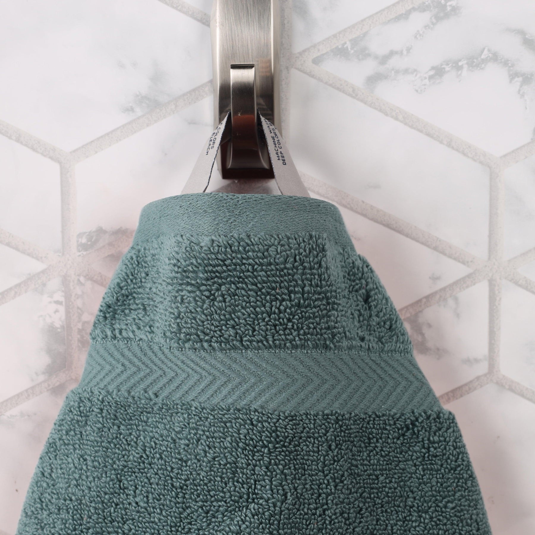 Zero Twist Cotton Solid Ultra-Soft Absorbent Hand Towel Set of 6