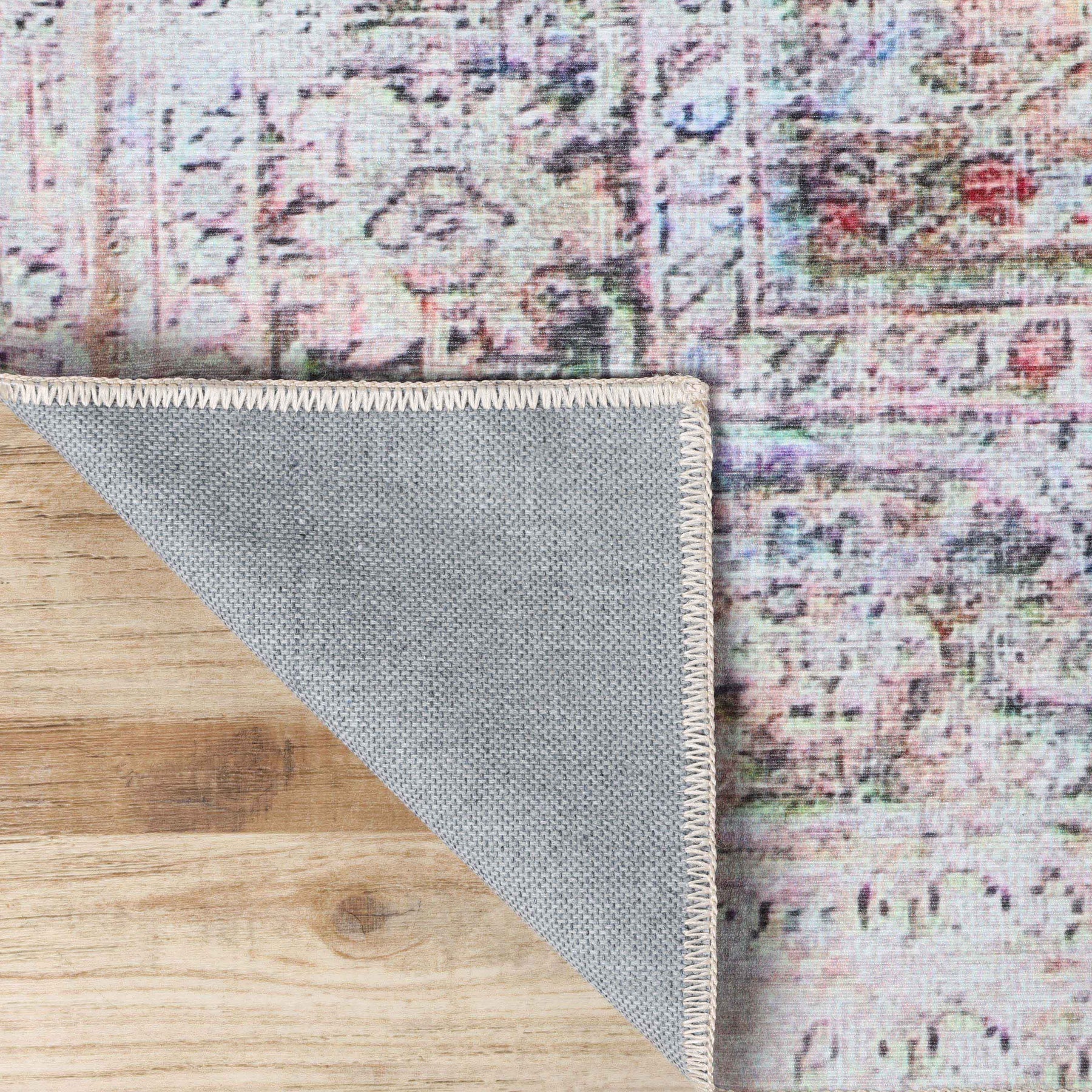 Lottie Distressed Geometric Bohemian Indoor Area Rug Or Runner Rug