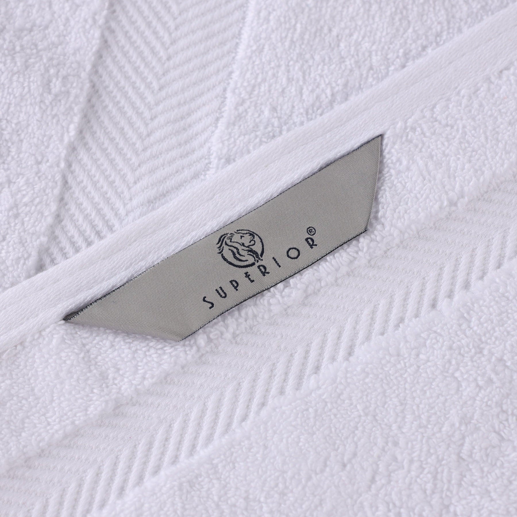 Zero Twist Cotton Solid Ultra-Soft Absorbent Hand Towel Set of 6